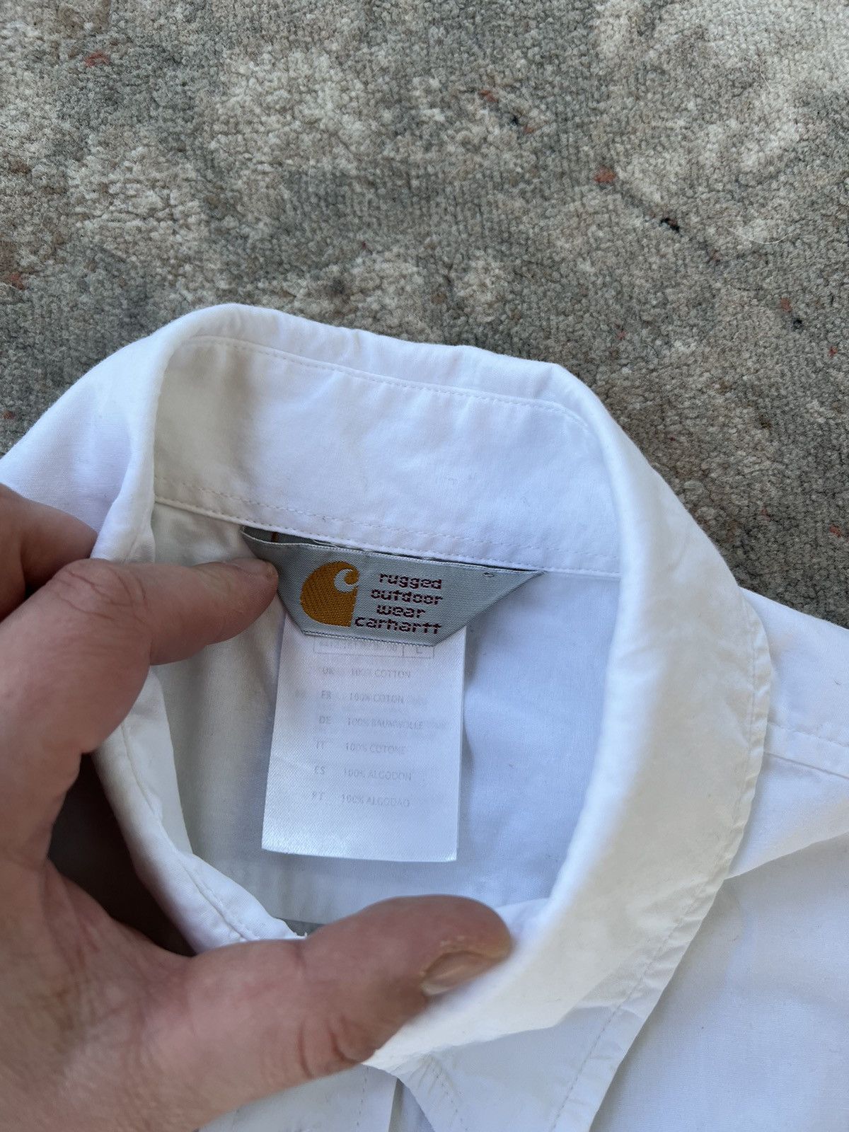 Carhartt Vintage Carhartt Shirt Size US L / EU 52-54 / 3 - 3 Thumbnail