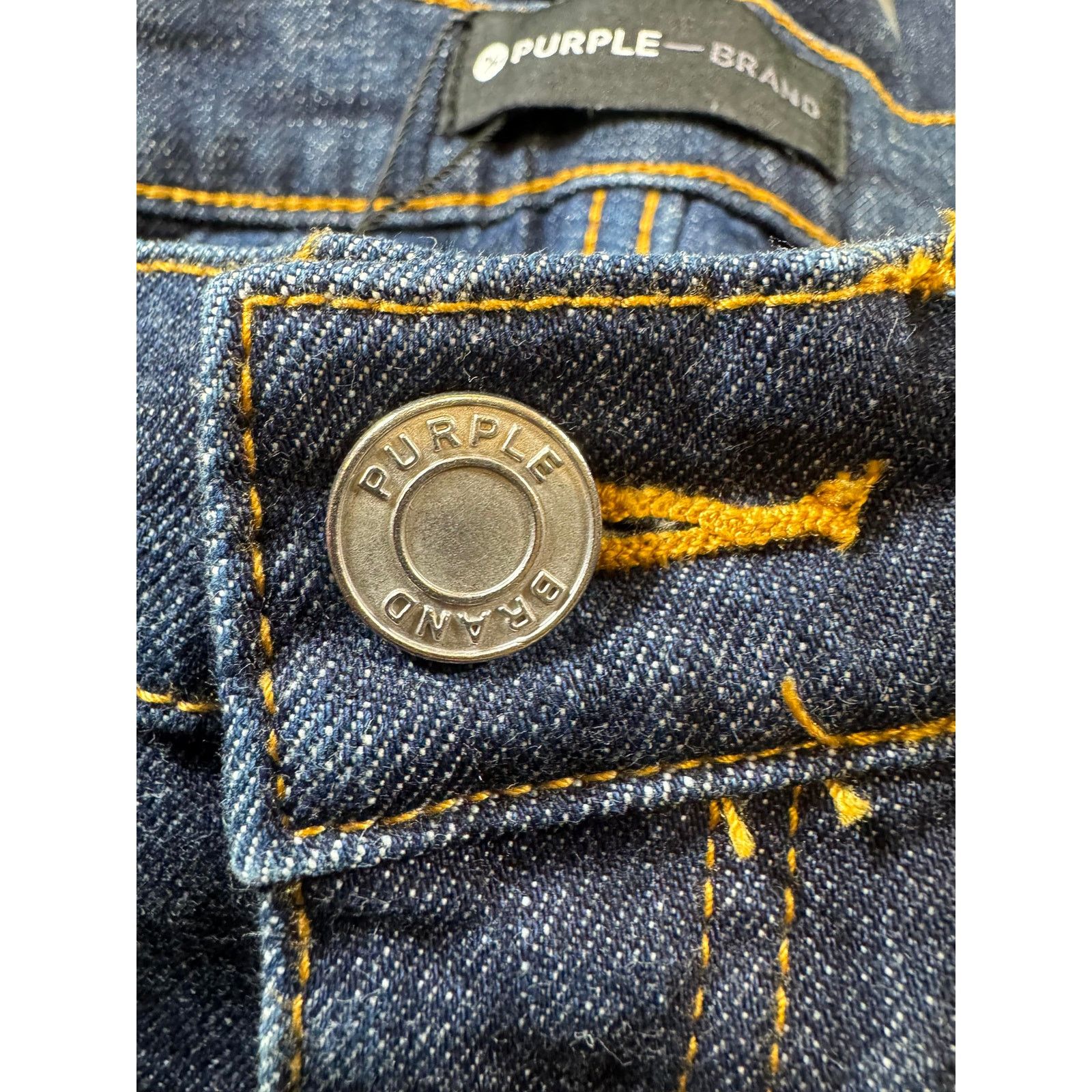 Purple Brand Purple Brand Navy Selvedge Jeans Size US 29 - 3 Thumbnail