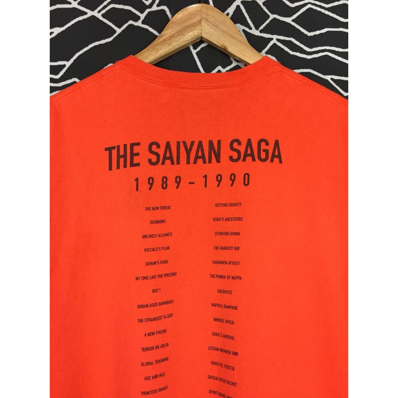 Anime Dragon Ball Z The Saiyan Saga 30th Anniversary Tee Size US XL / EU 56 / 4 - 11 Thumbnail