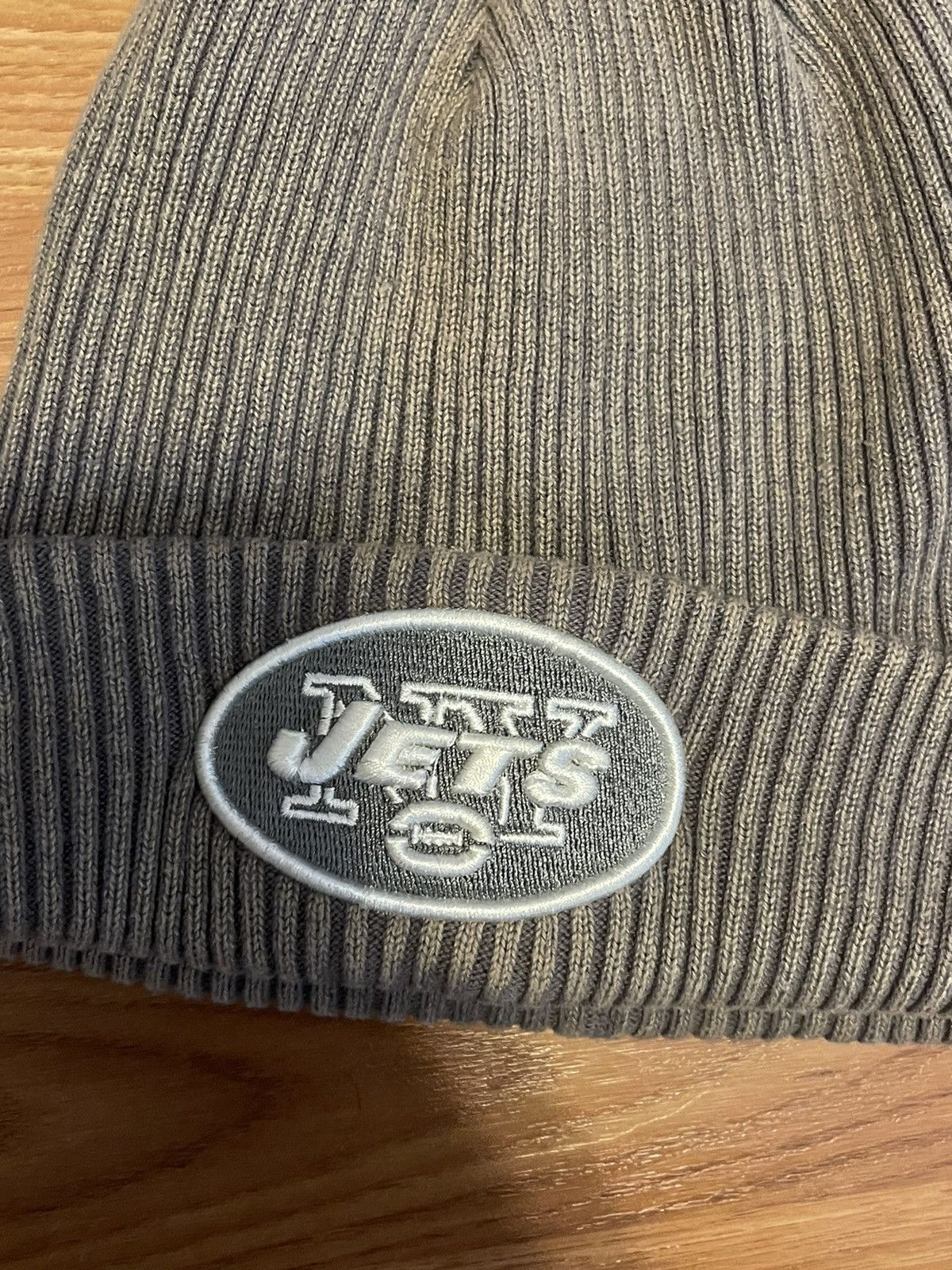 47 Brand Grey Jets Beanie✈️🟢🏈 Size ONE SIZE - 2 Thumbnail