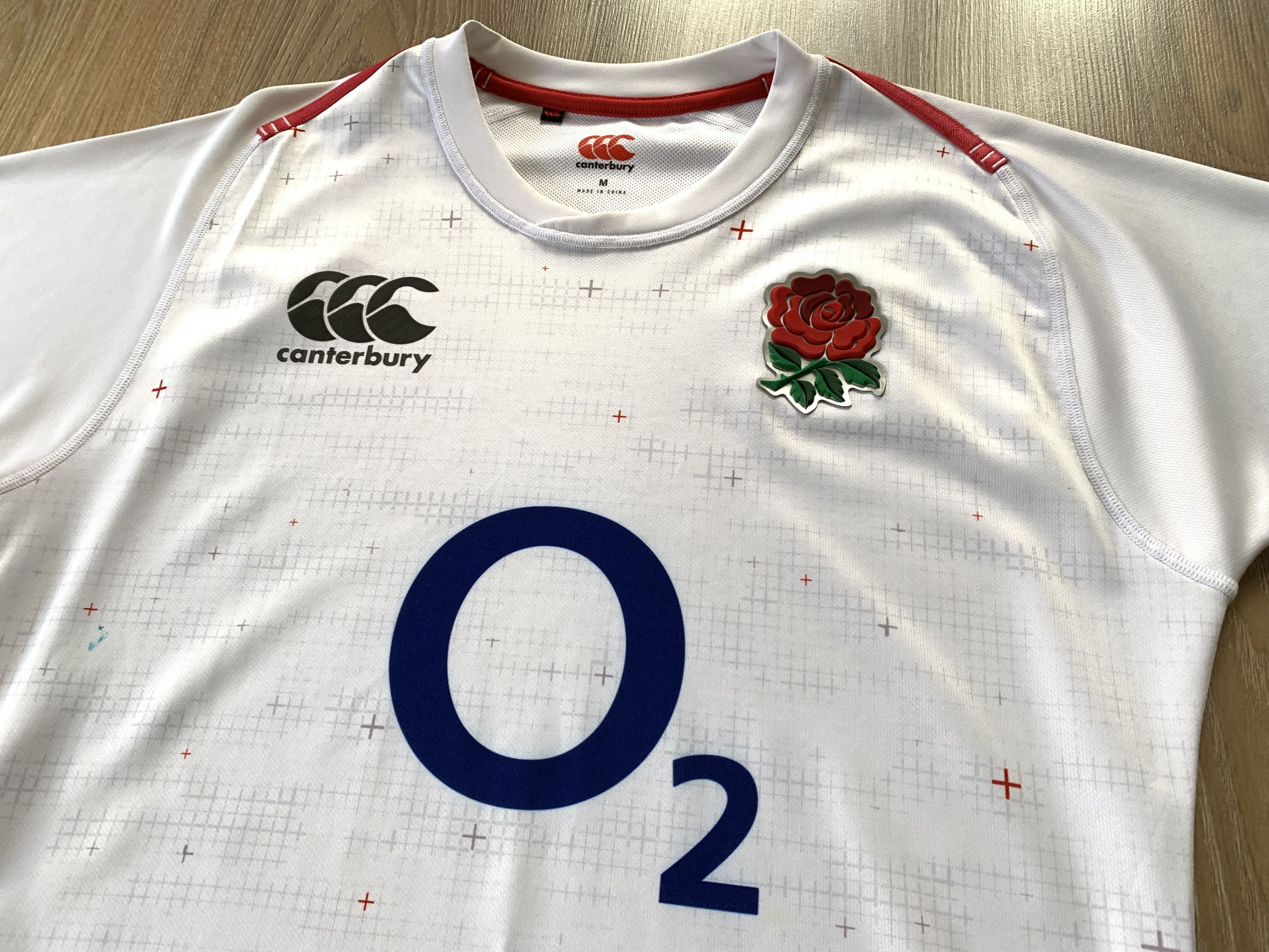 Canterbury of New Zealand Canterbury England Rugby Team Home Jersey White Size US M / EU 48-50 / 2 - 4 Thumbnail