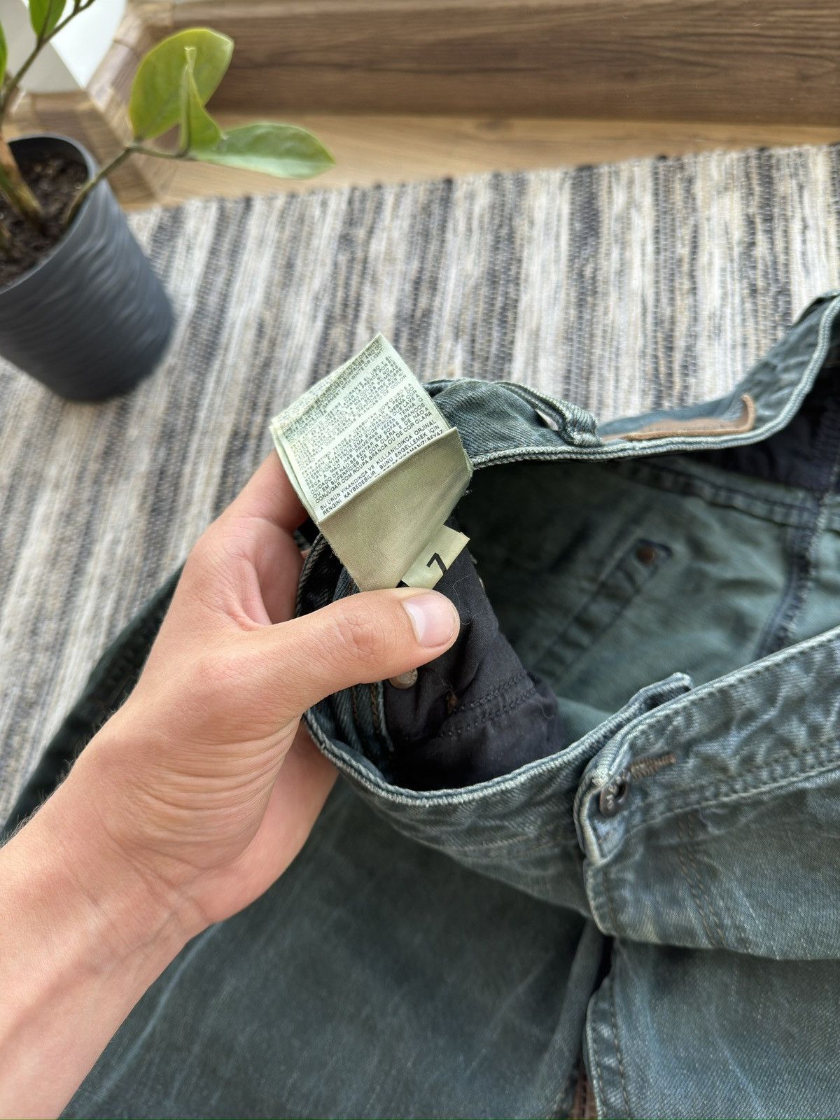 Levi's Vintage Diesel Rare Green Y2K Denim jeans pants Size US 34 / EU 50 - 13 Thumbnail