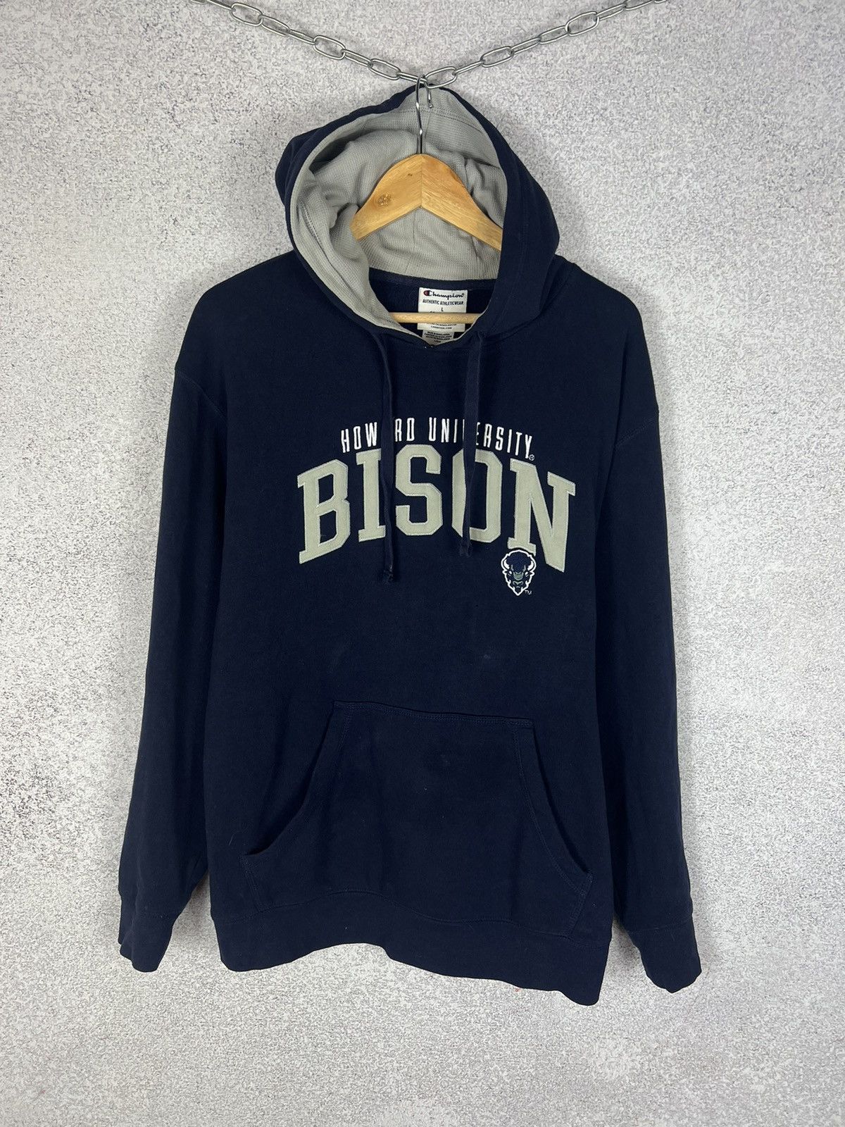 Champion Vintage Horward University Bison NCAA Champion Hoodie Size US XL / EU 56 / 4 - 1 Thumbnail