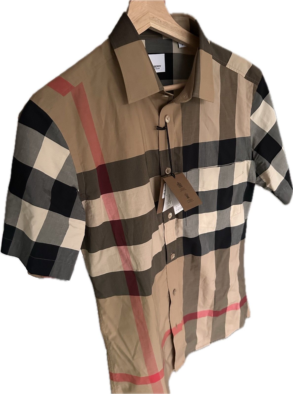 Burberry Burberry Nova Check Short Sleeves Shirt Size US S / EU 44-46 / 1 - 1 Thumbnail