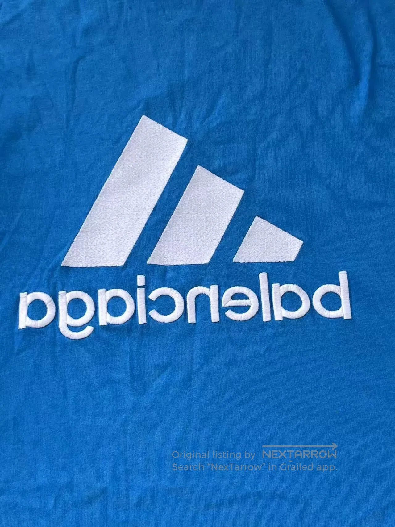 Balenciaga balenciaga x adidas blue oversized t. Size US M / EU 48-50 / 2 - 3 Thumbnail