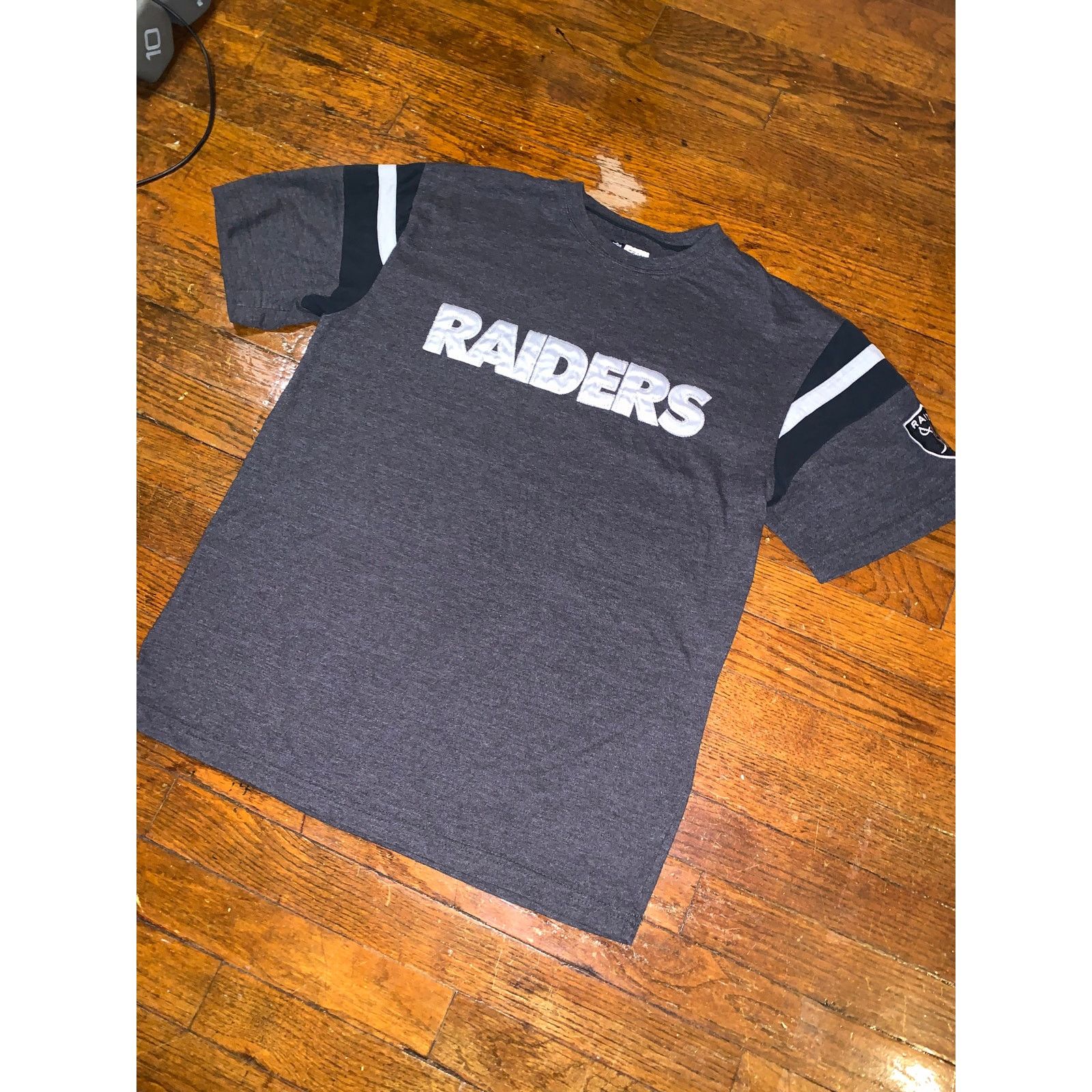 NFL Vtg Oakland Raiders NFL Jersey T Shirt Medium Gray Las Vegas Size US M / EU 48-50 / 2 - 3 Thumbnail