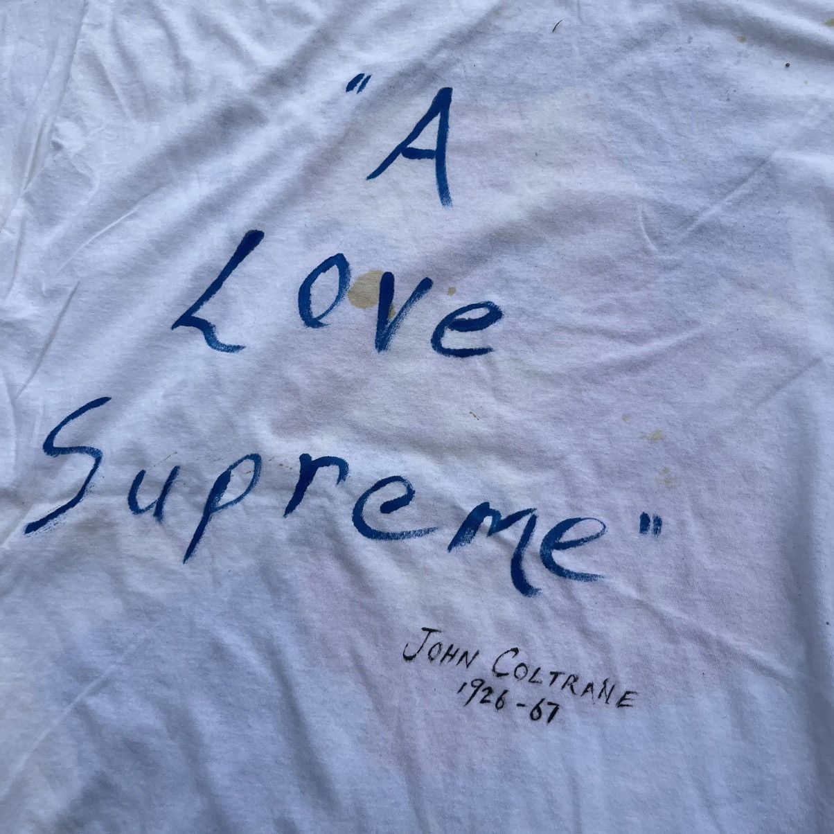 Vintage Vtg Thrashed Y2K JOHN COLTRANE A LOVE SUPREME Custom Shirt Size US L / EU 52-54 / 3 - 5 Thumbnail