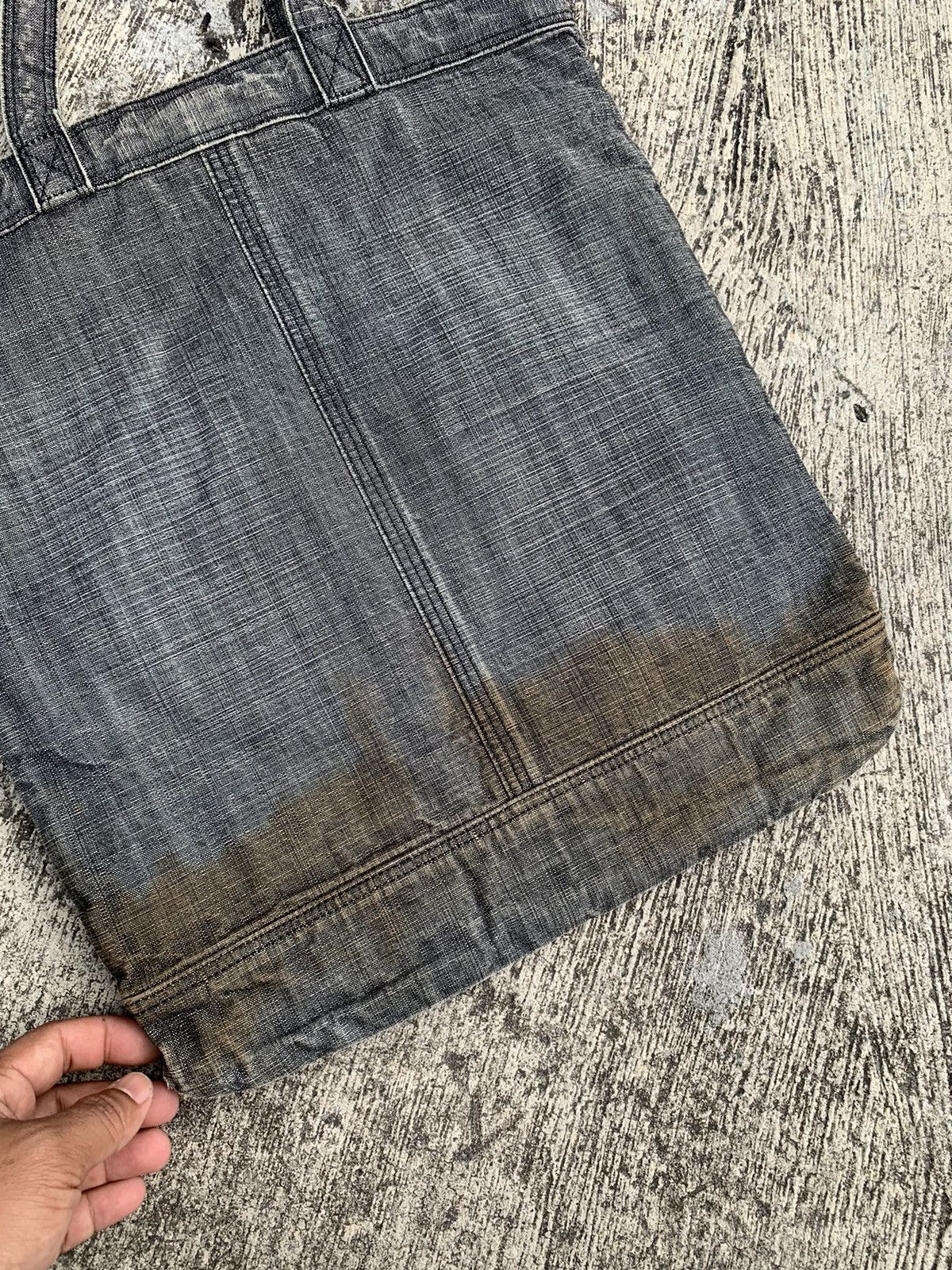 Porter Porter denim tote bag Size ONE SIZE - 5 Thumbnail