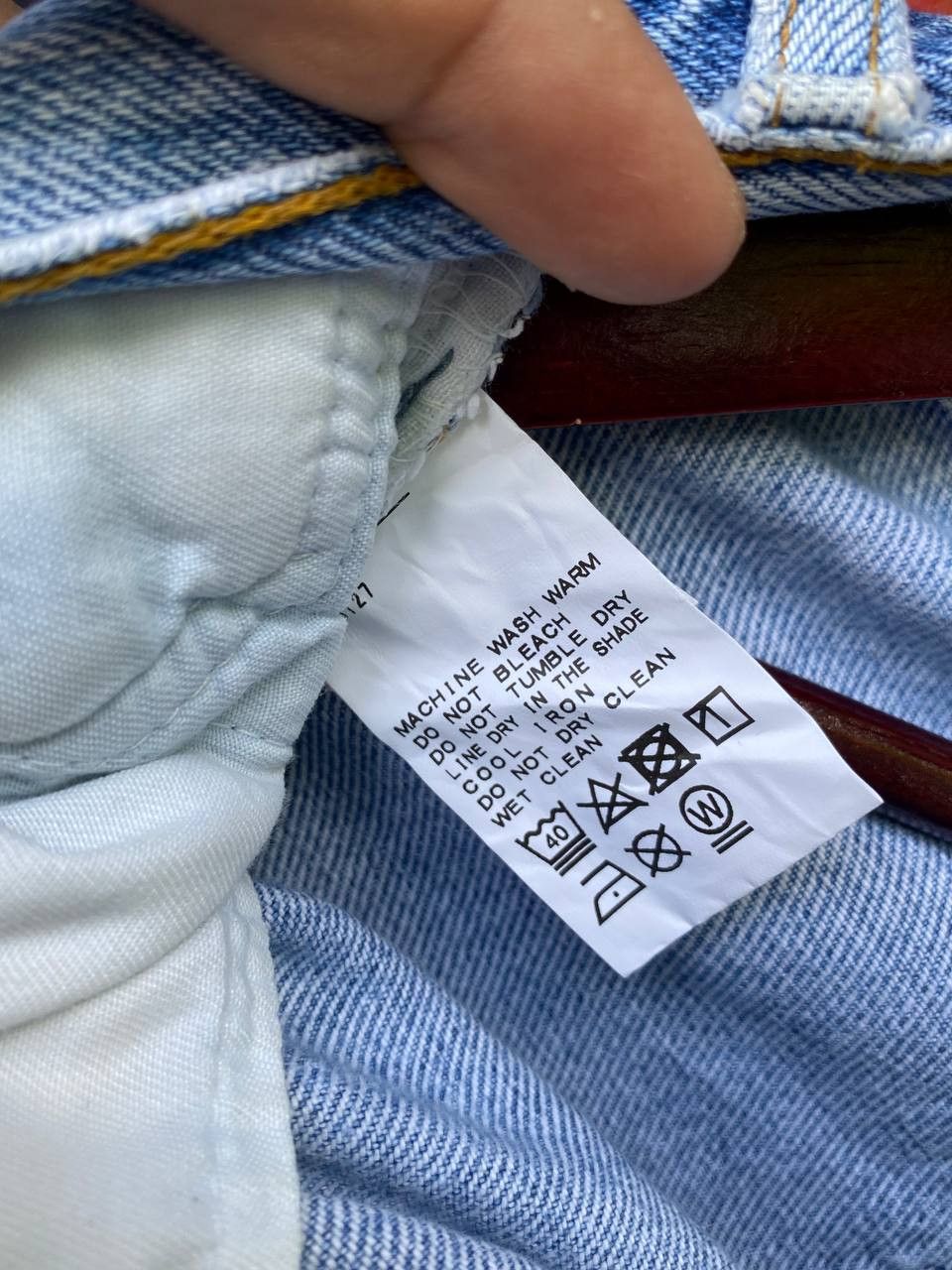 Levi's × Levi's Vintage Clothing × Vintage Rare Vintage Levis Lace Up Jeans Size US 29 - 7 Thumbnail