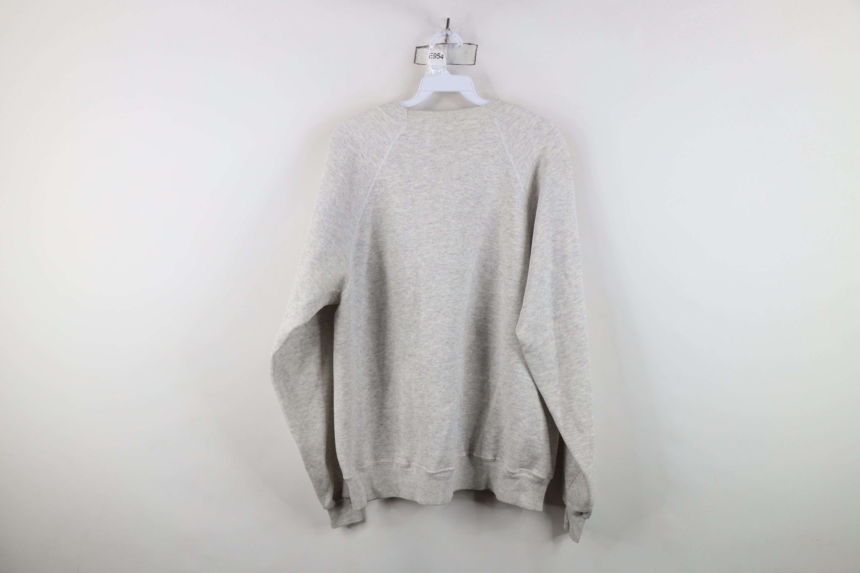 Vintage Vintage 90s Streetwear Michigan Sailing Sweatshirt Gray USA Size US XL / EU 56 / 4 - 12 Thumbnail