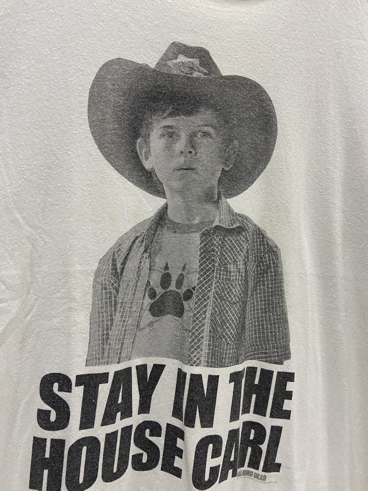 Expert Horror THE WALKING DEAD STAY IN THE HOUSE CARL TEE SHIRT Size US XL / EU 56 / 4 - 3 Thumbnail