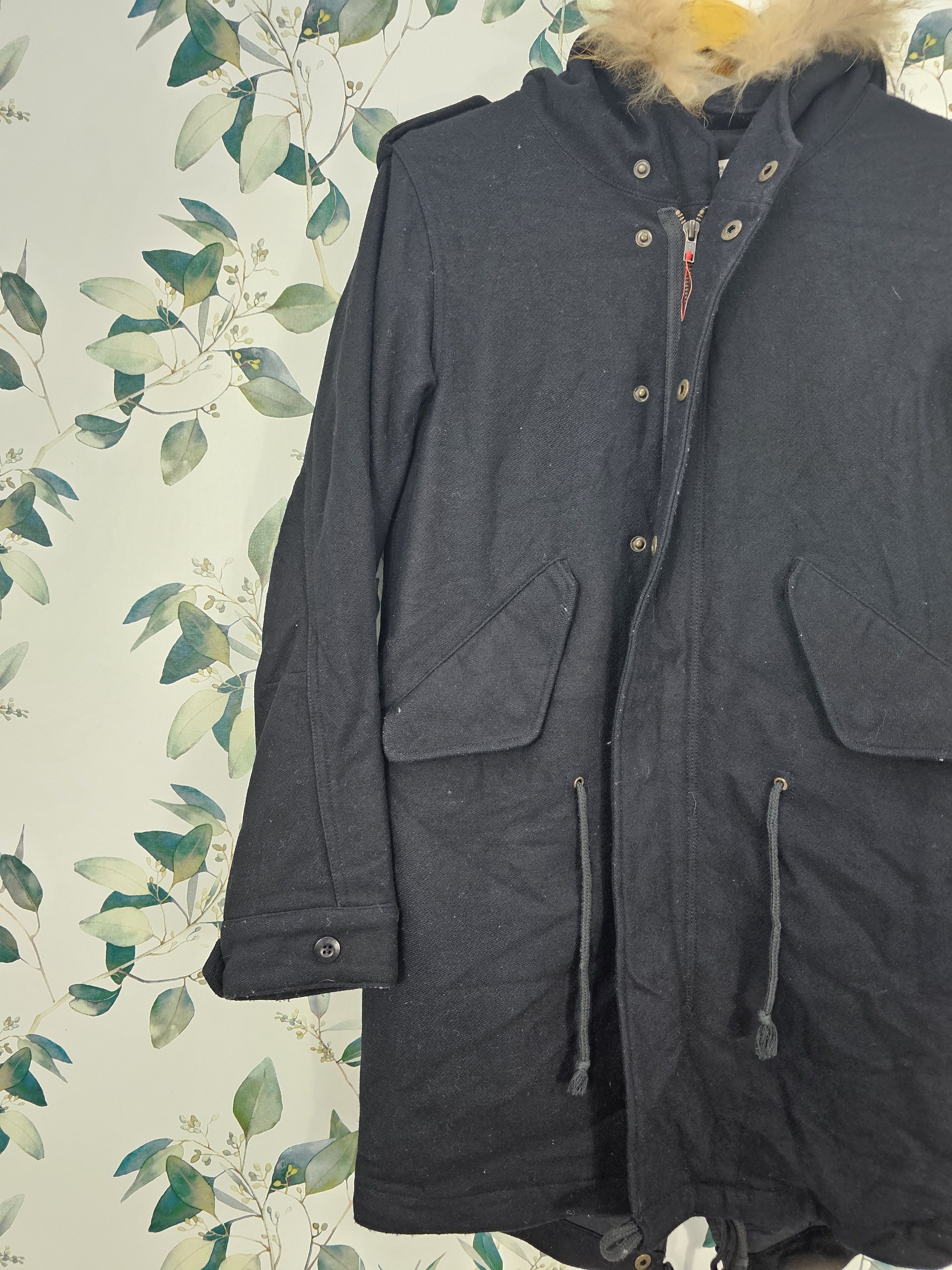 Beams Japan Japanese Brand BEAMS BOY Military Parka Wool Jacket J0115 Size US S / EU 44-46 / 1 - 4 Thumbnail