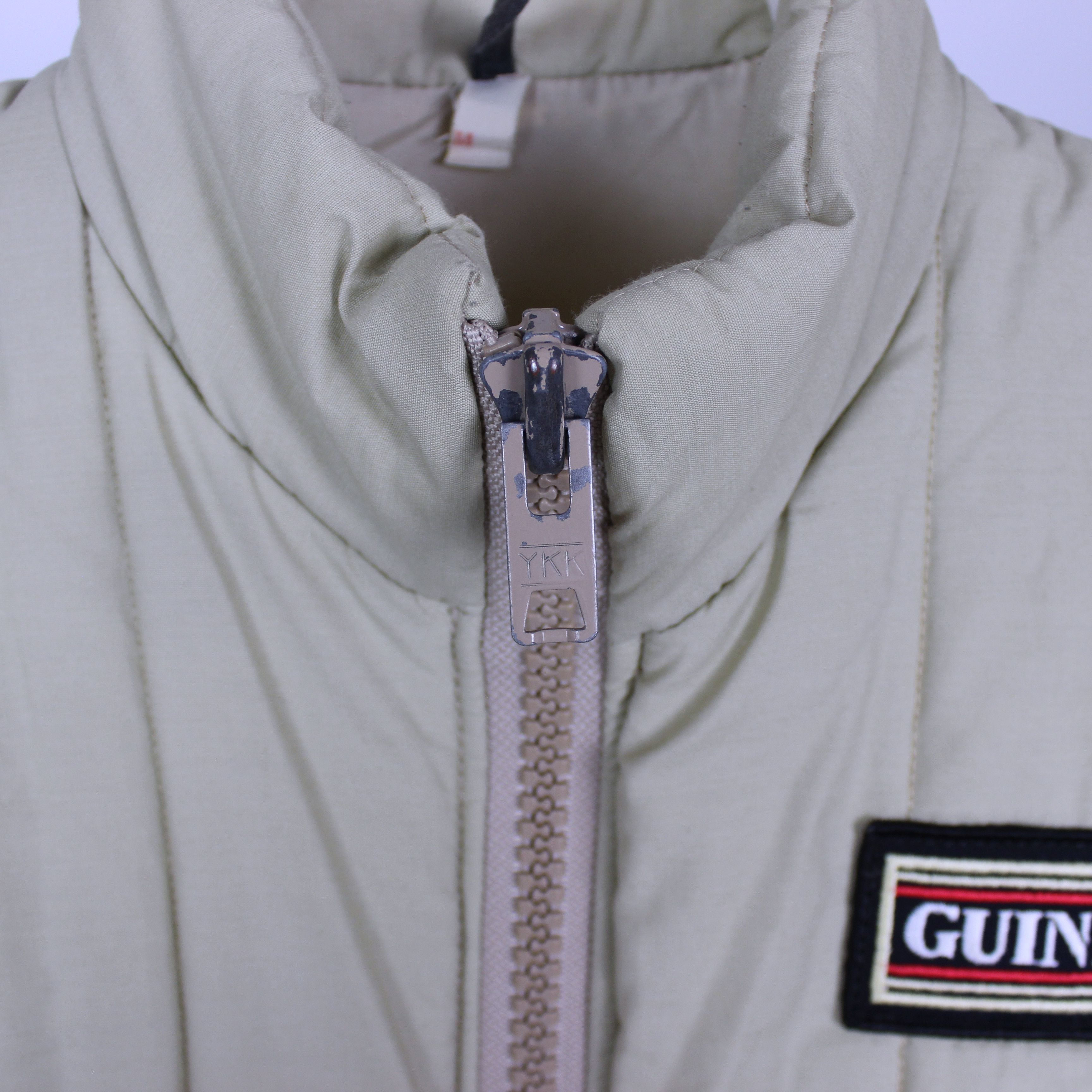 Vintage Guinness vest gilet S M Beige YKK Scottland Size US M / EU 48-50 / 2 - 5 Thumbnail