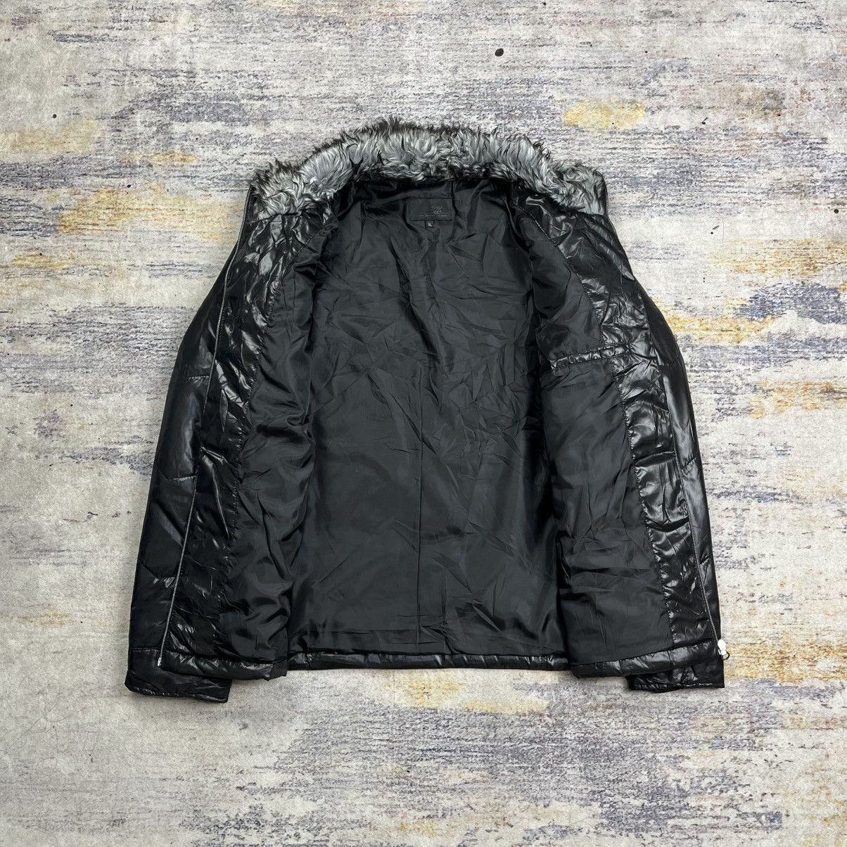 Tornado Mart Mossimo fur collar puffer riders jacket vkei style Size US L / EU 52-54 / 3 - 9 Thumbnail