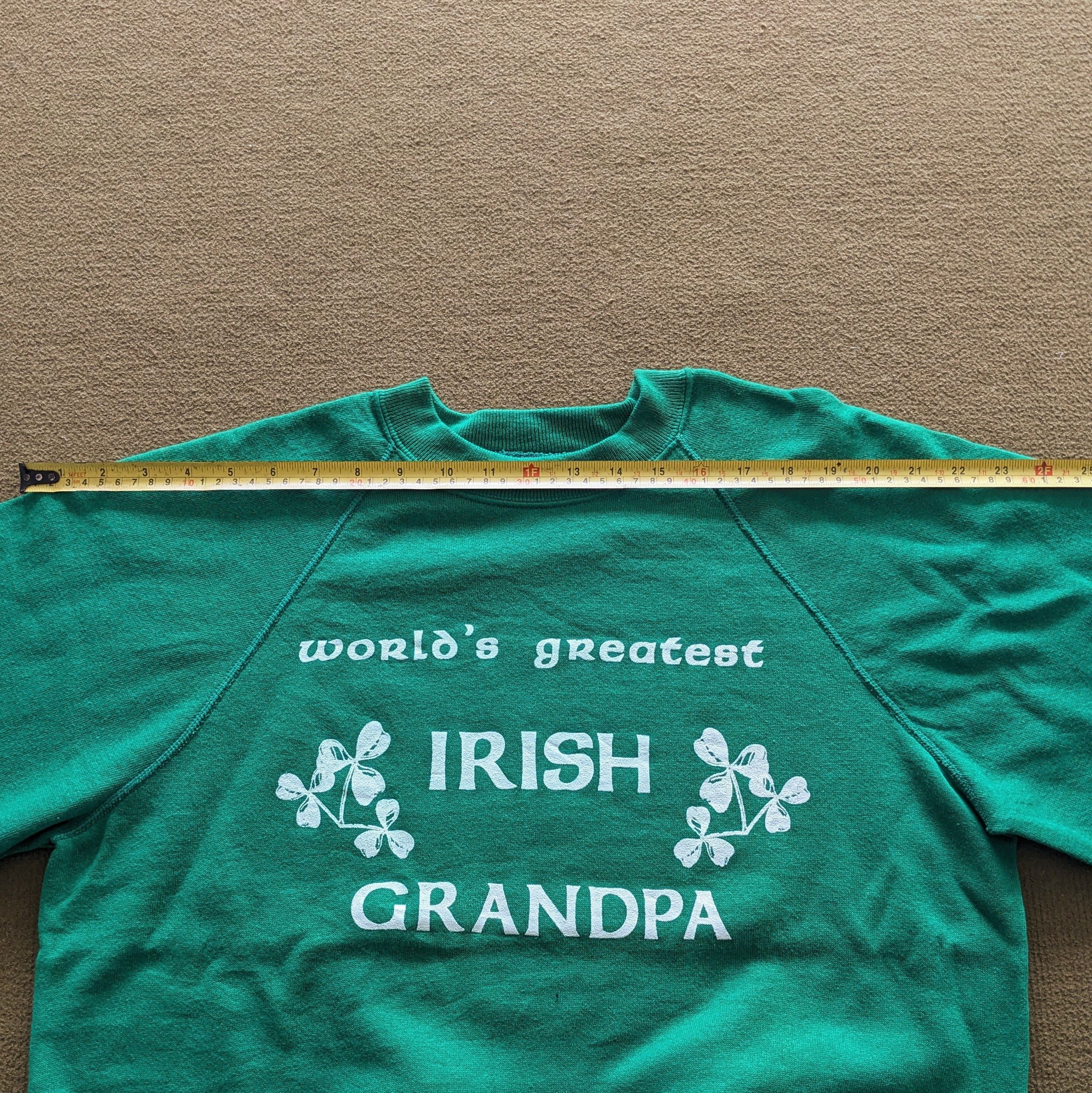 Japanese Brand Vintage World's Greatest IRISH GRANDPA Sweatshirt Size US M / EU 48-50 / 2 - 6 Thumbnail
