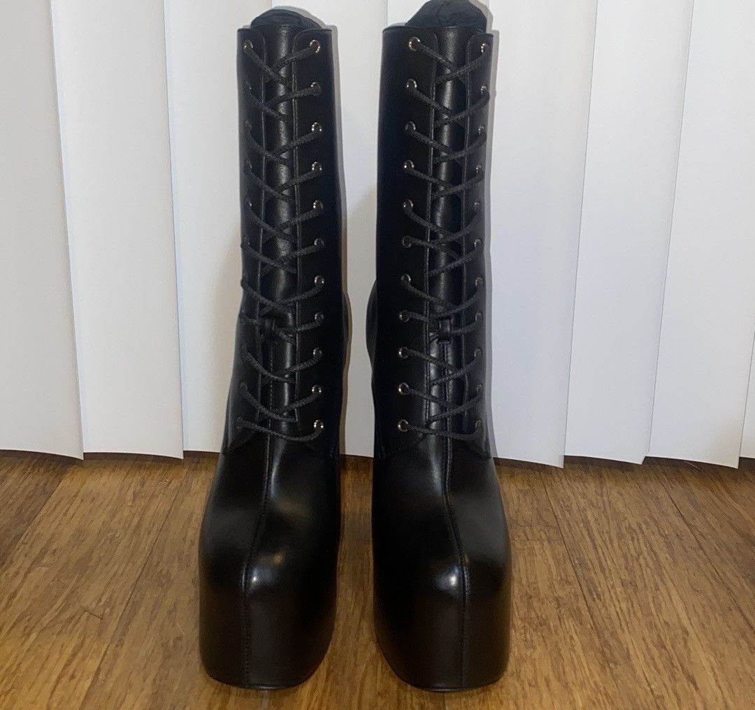 Saint Laurent Paris Saint Laurent Cherry Lace-up Platform Bootie size 39 Size US 9 / IT 39 - 7 Thumbnail