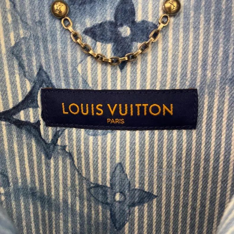 Louis Vuitton Louis Vuitton Ink stripe logo long sleeve shirt Size US M / EU 48-50 / 2 - 3 Thumbnail