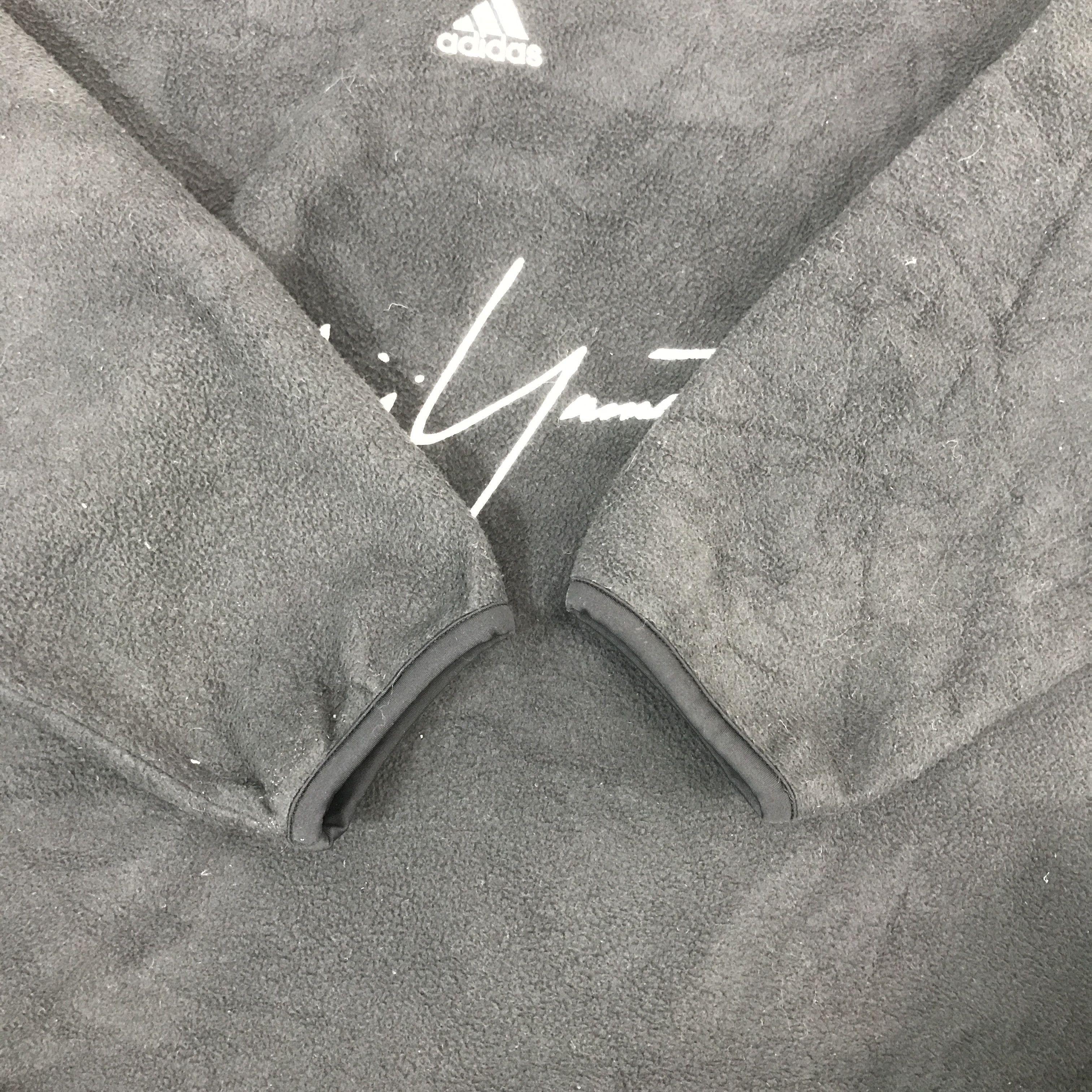 Adidas × Vintage × Yohji Yamamoto Adidas x Yohji Yamamoto fleece custom art sweater Jacket Size US L / EU 52-54 / 3 - 7 Thumbnail