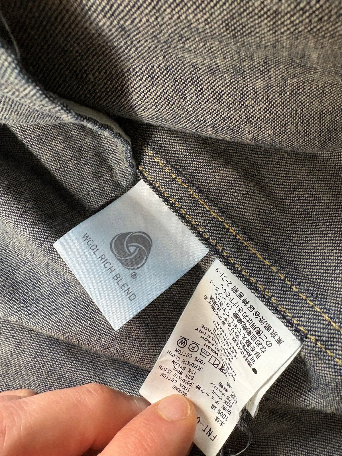 Facetasm Facetasm Denim Layered Long Coat Size US L / EU 52-54 / 3 - 6 Thumbnail