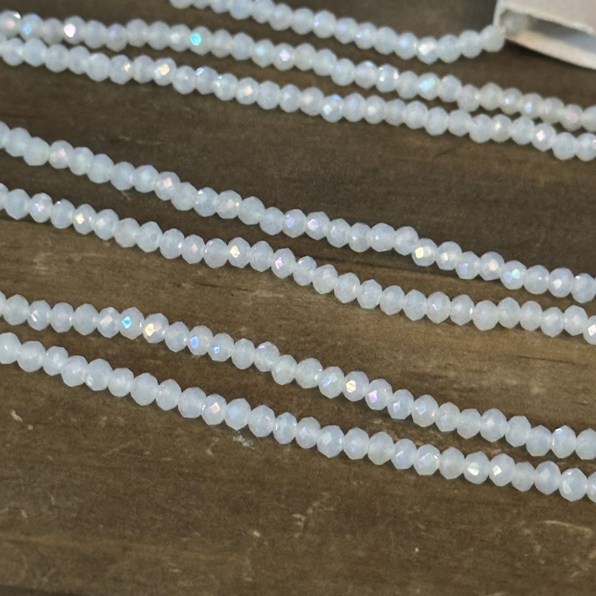 Other Frenzy sparkly white glass bead lariat necklace Size ONE SIZE - 4 Thumbnail