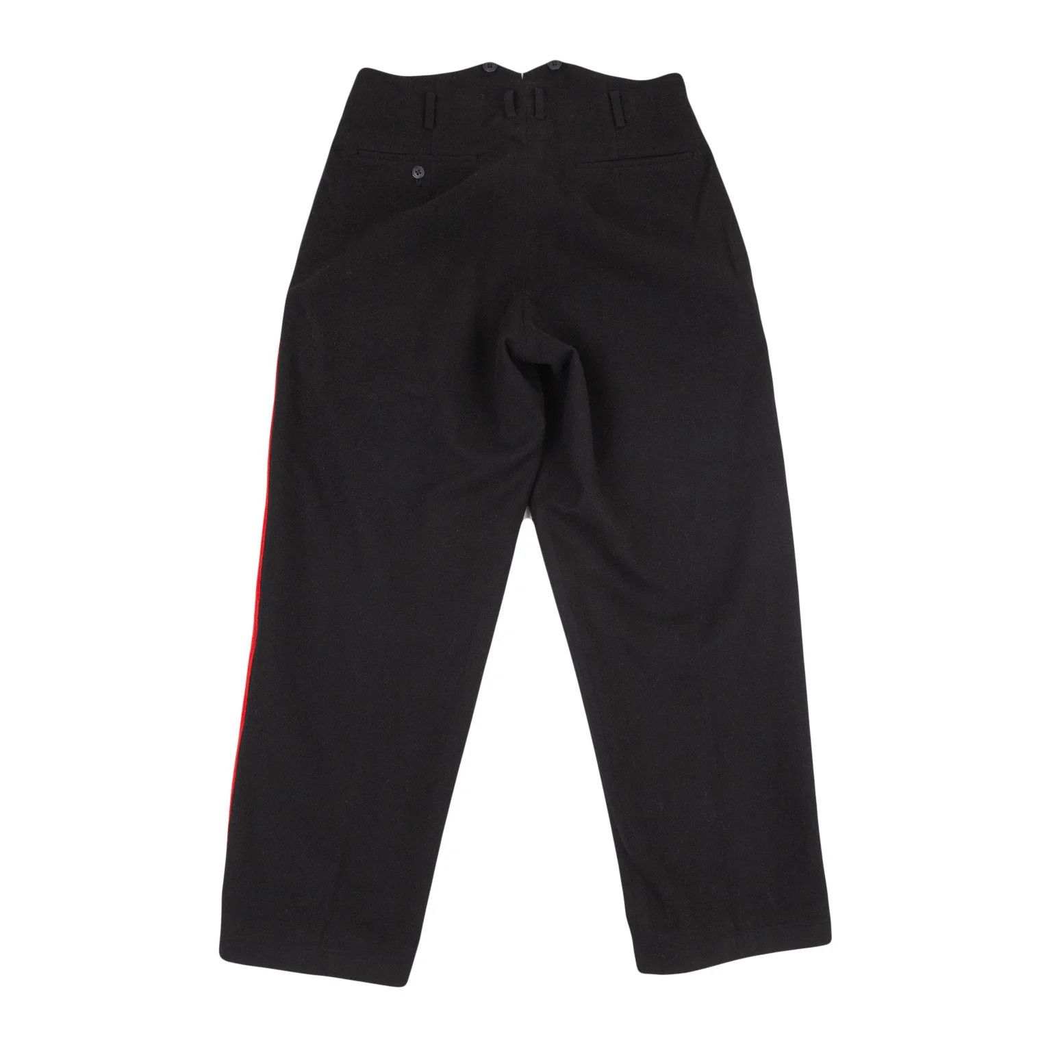 Yohji Yamamoto Yohji Yamamoto Suspender Button Pants Black Red Size US 36 / EU 52 - 11 Thumbnail