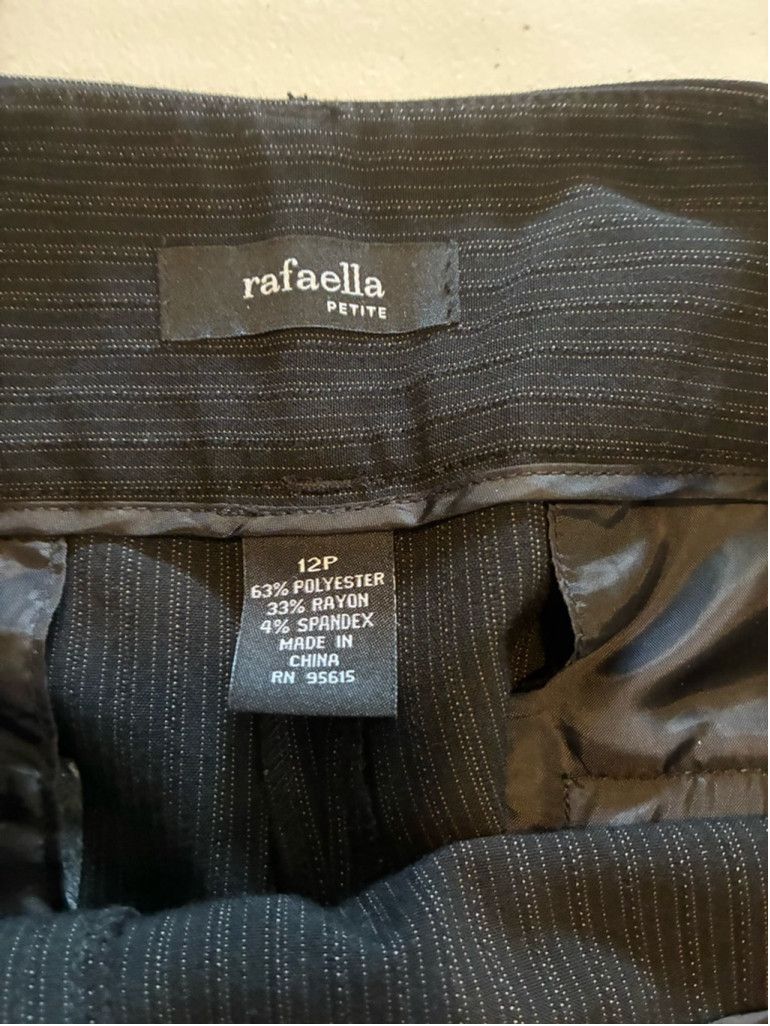 Other Rafaella Black Dress Pants Size 34" / US 12 / IT 48 - 3 Thumbnail