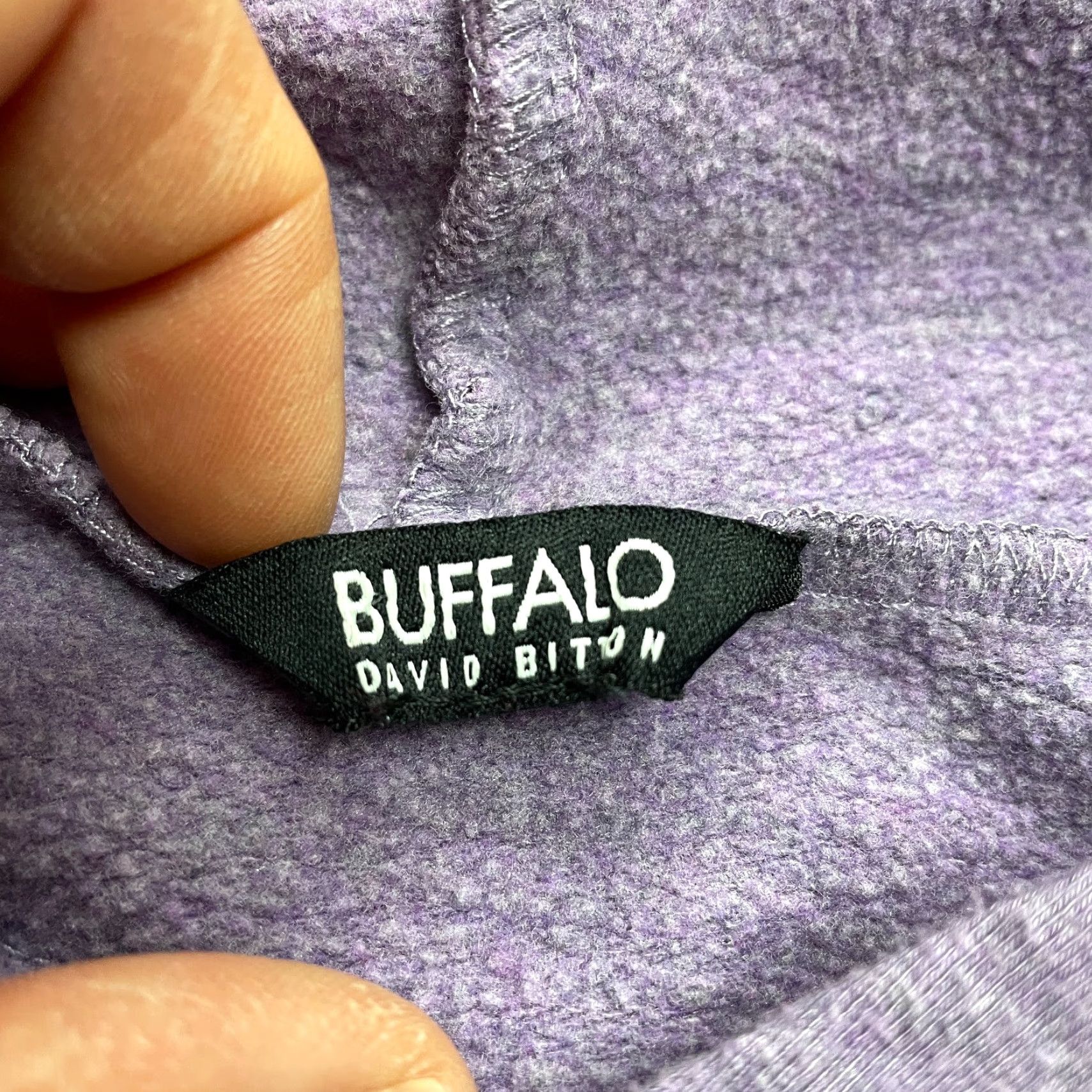 Buffalo David Bitton Buffalo by David Bitton Hoodie Sweatshirt Womens S Purple Pullover V-Neck Jersy Casual Workwear Logo Size S / US 4 / IT 40 - 5 Thumbnail