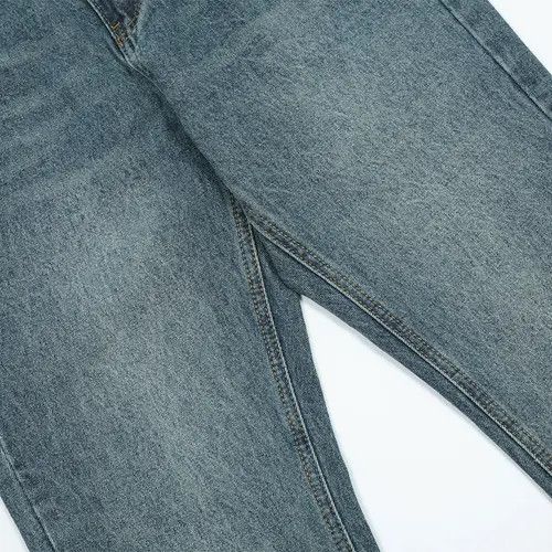 VIBE distressed flared jeans