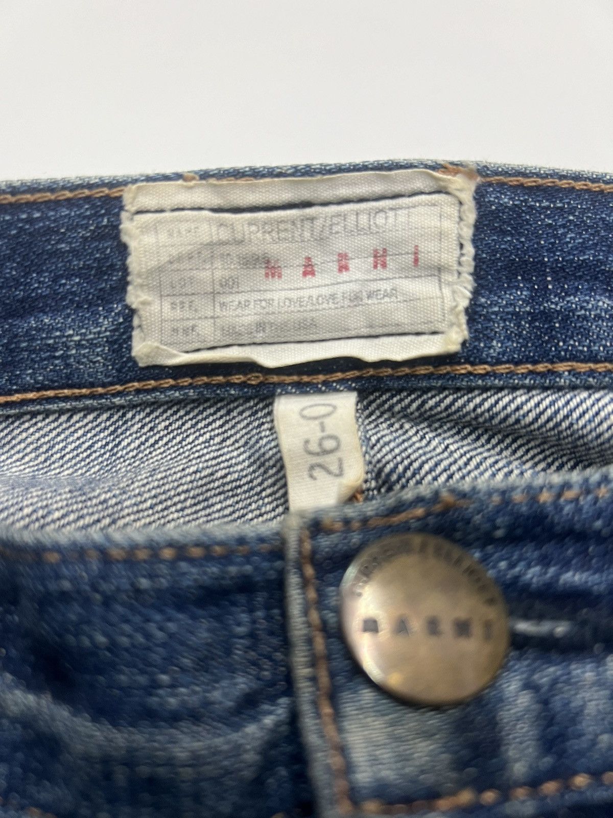Marni MARNI CURRENT/ELLIOTT JEANS SIZE 32 Size 32" / US 10 / IT 46 - 11 Thumbnail