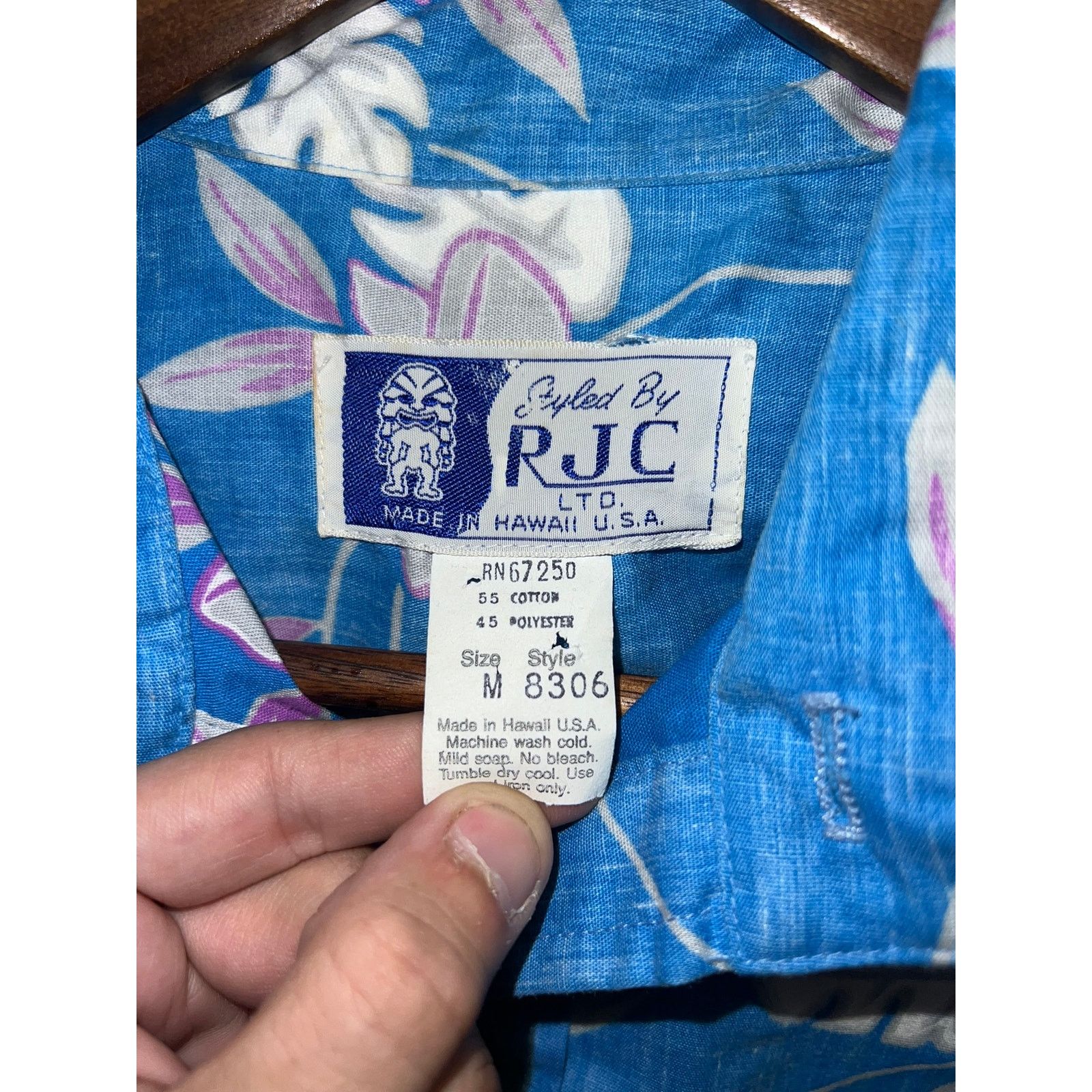 Vintage Vintage RJC Hawaiian Button Down Shirt Made In Hawaii Medium Size US M / EU 48-50 / 2 - 7 Thumbnail