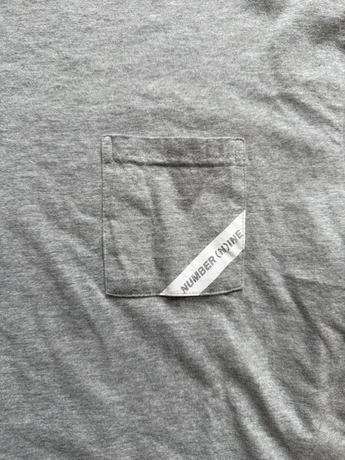 Number (N)ine Number (n)ine Grey Pocket Tee Size US XL / EU 56 / 4 - 2 Thumbnail