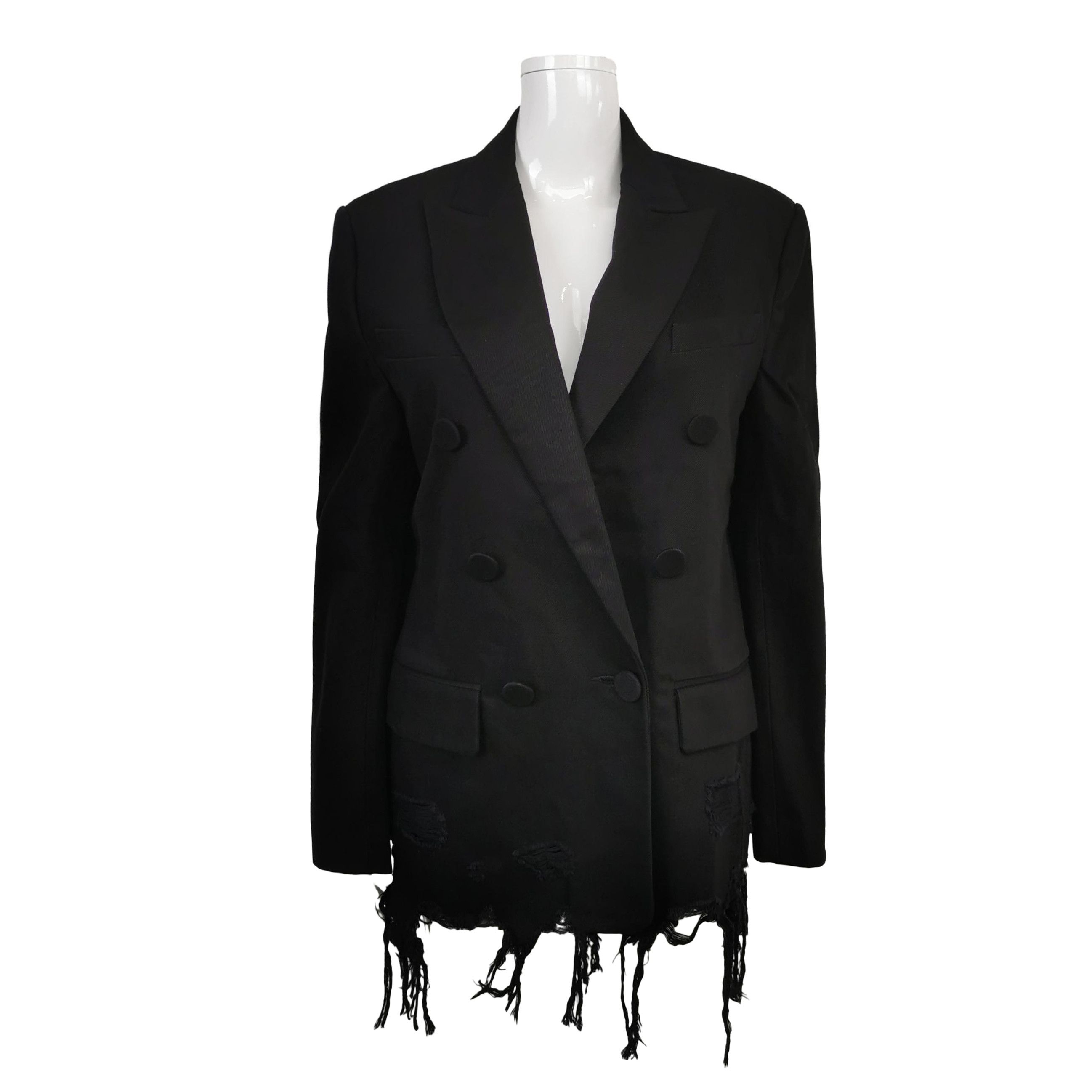 Alexander Wang Alexander Wang Fringe Hem Blazer US 4 Size S / US 4 / IT 40 - 1 Thumbnail