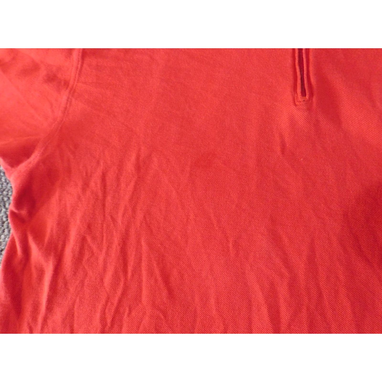 Nike VINTAGE Nike Mens shirt Medium Red polo golf logo zip classic casual sports Size US M / EU 48-50 / 2 - 7 Thumbnail
