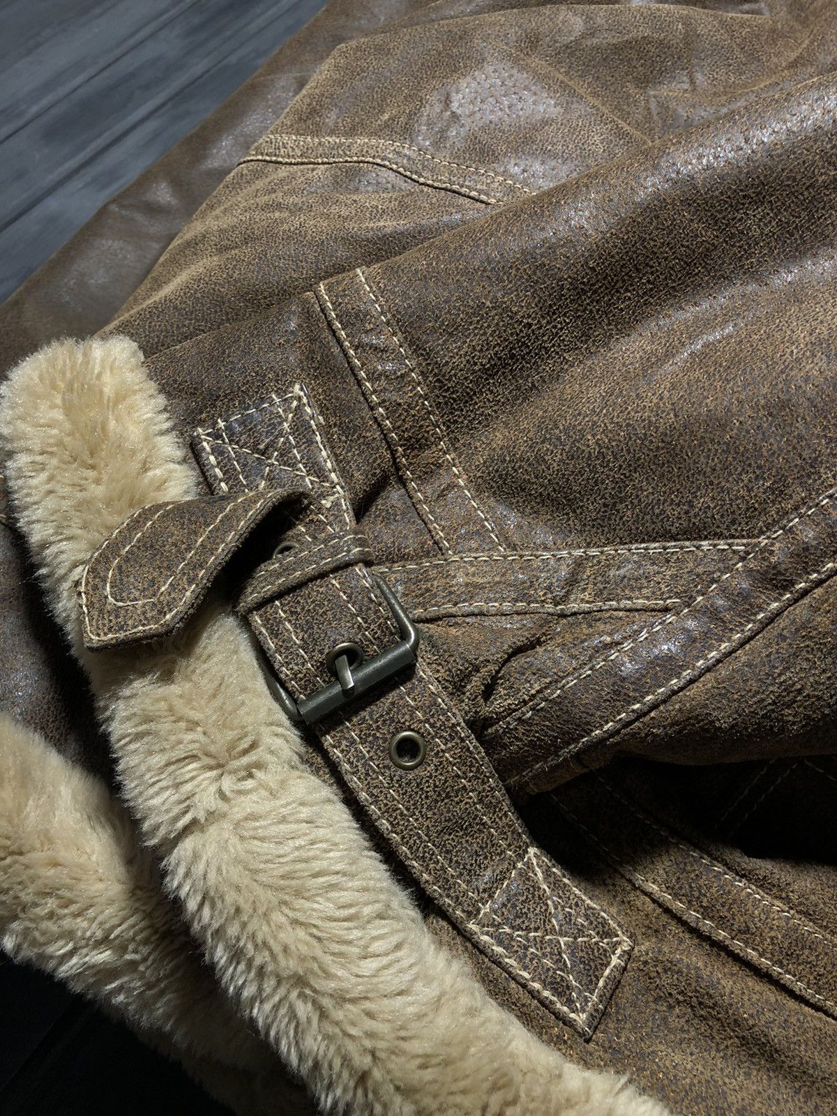 Japanese Brand VTG Avant Garde If Six Was Nine Style Fur Leather Jacket Size US L / EU 52-54 / 3 - 7 Thumbnail