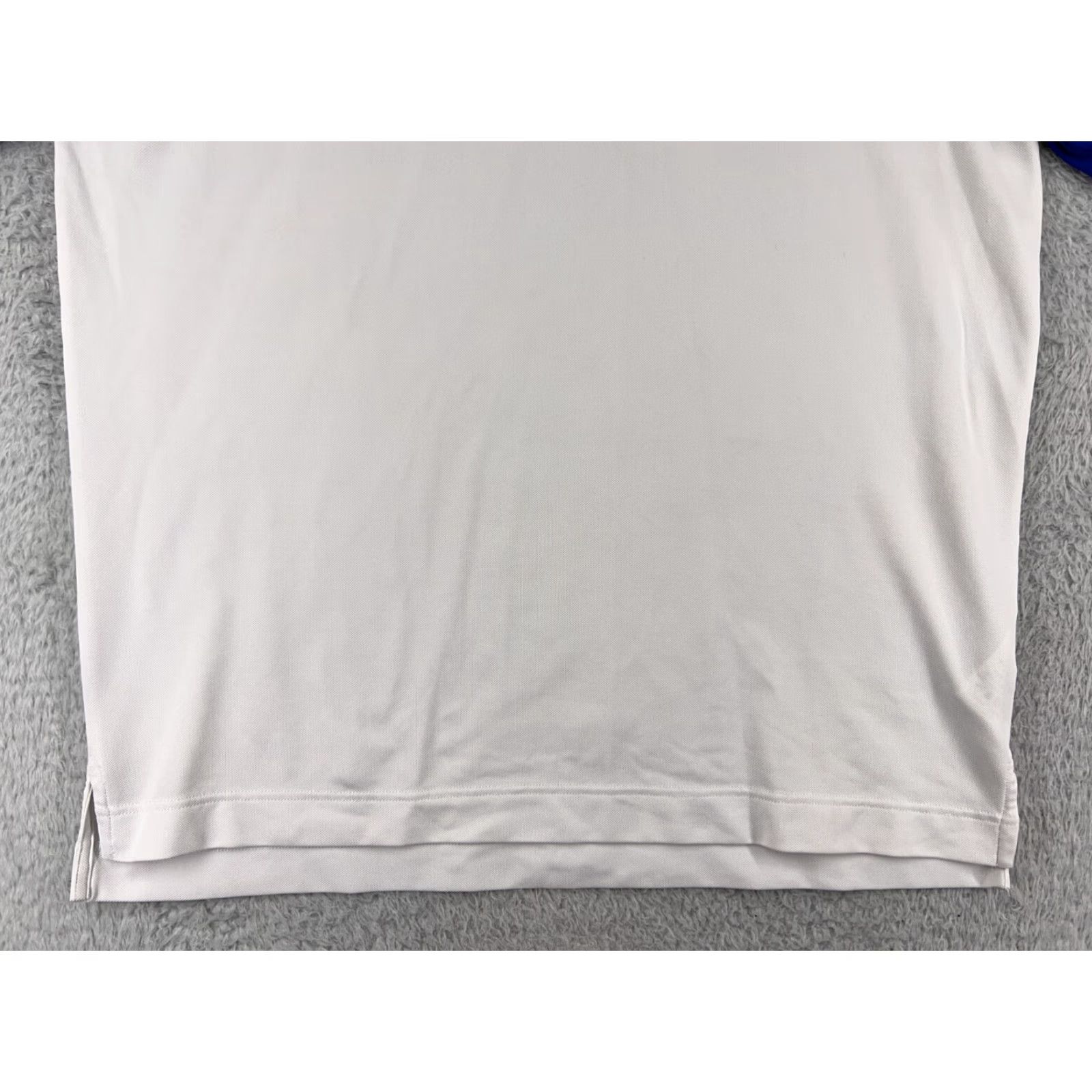 Footjoy FootJoy Polo Shirt Mens XL White Colorblock Stretch Polyester Spandex Golf Golfers Sports Modern American Casual Size US XL / EU 56 / 4 - 5 Thumbnail