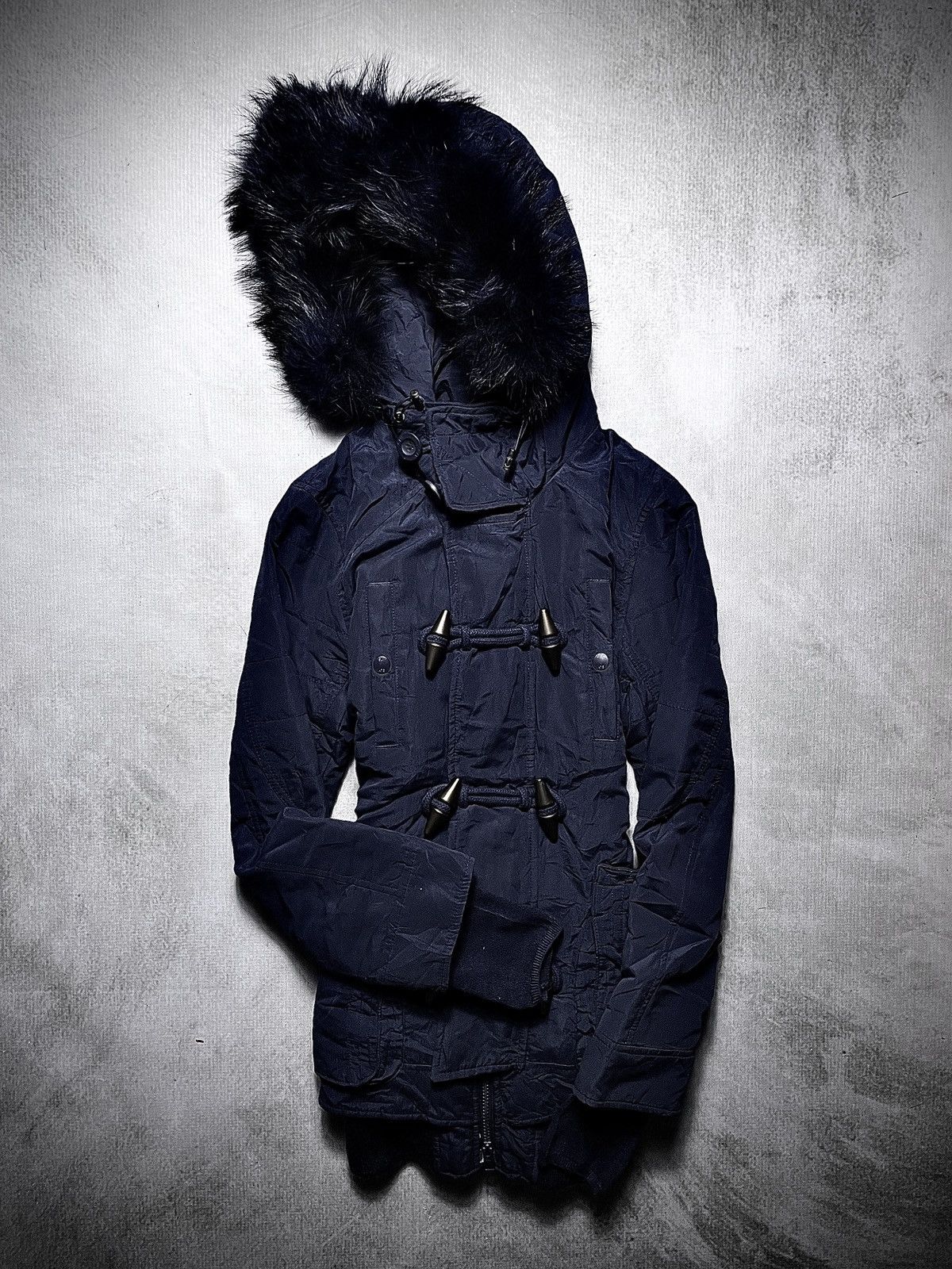 Japanese Brand 2000's Sly - Fur Punk Vkei Grunge Gothic Style