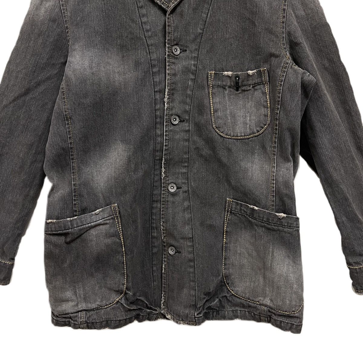 If Six Was Nine Power To The People Jacket PTTP Denim Jacket Japanese Brand Size US L / EU 52-54 / 3 - 4 Thumbnail