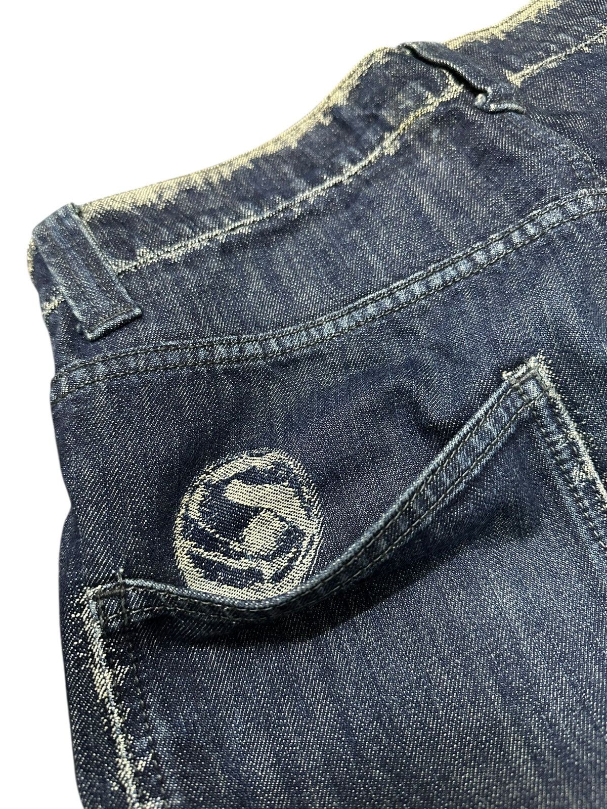 Issey Miyake Issey Miyake A-Poc Baggy Denim Pant Size US 31 - 13 Thumbnail
