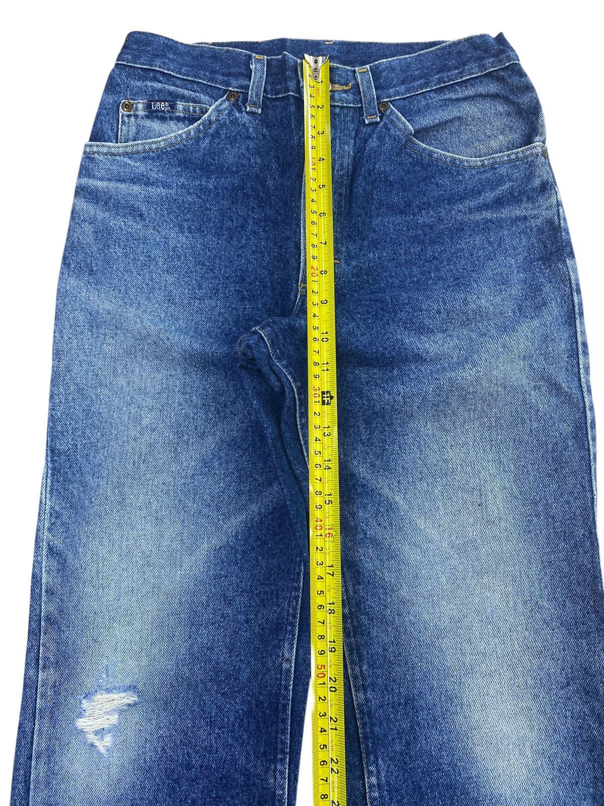 Lee Lee Brand Blue Faded Wash Style Baggy Jeans Size US 28 / EU 44 - 6 Thumbnail