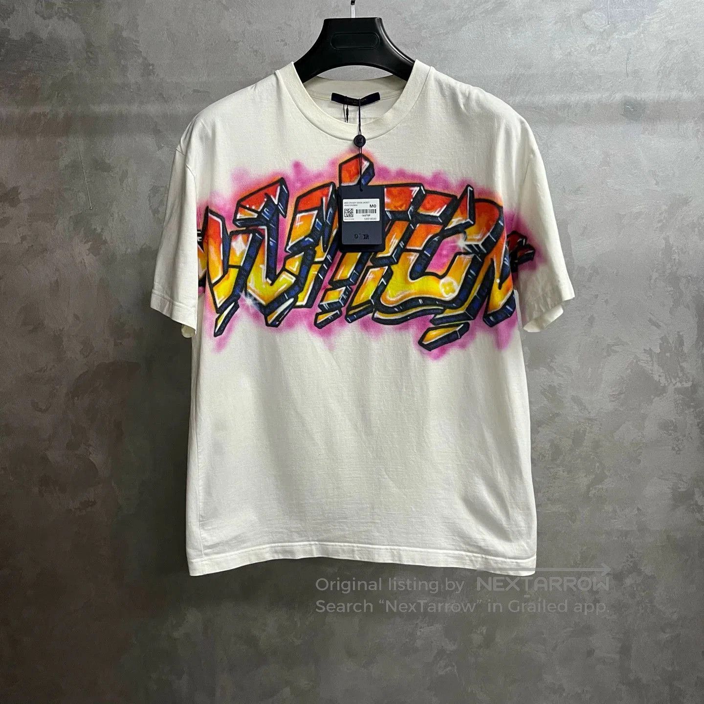 Louis Vuitton Louis Vuitton White Logo Graffiti T. Size US M / EU 48-50 / 2 - 1 Thumbnail