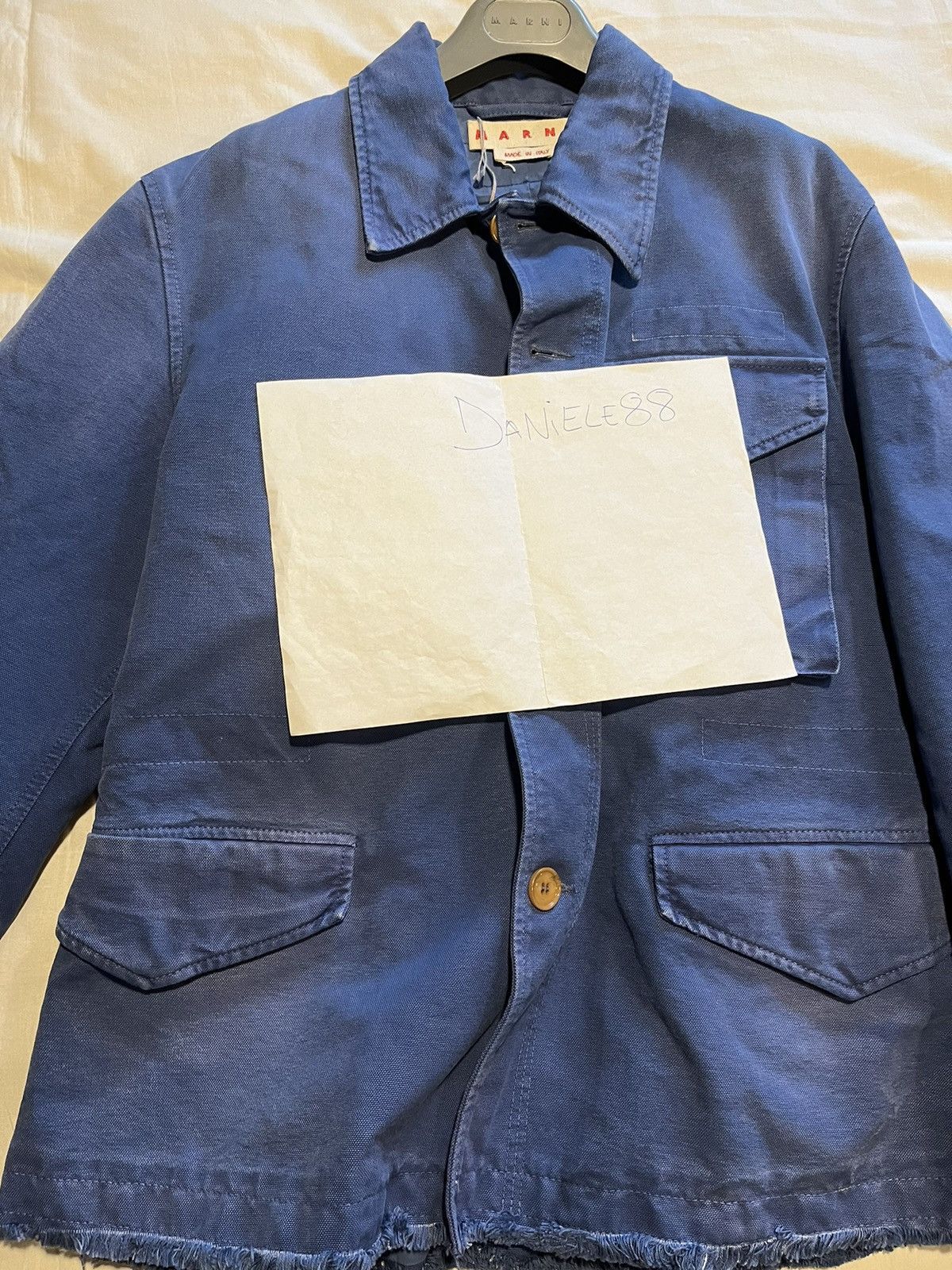 Marni Marni blue heavy denim jacket. Size US M / EU 48-50 / 2 - 10 Thumbnail