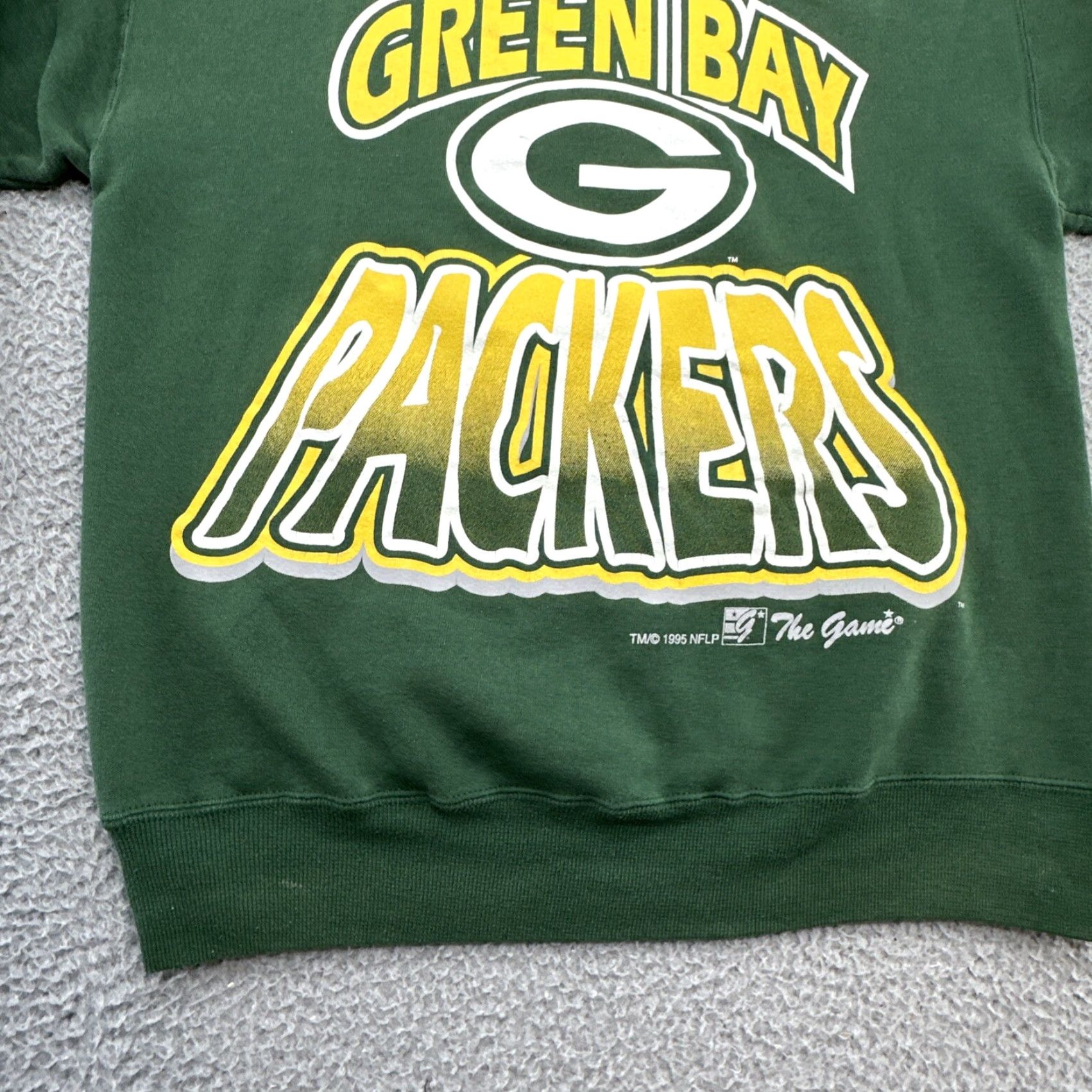 NFL VINTAGE The Game Sweatshirt Green Bay Packers 90s NFL Football USA Medium Mens Size US M / EU 48-50 / 2 - 3 Thumbnail