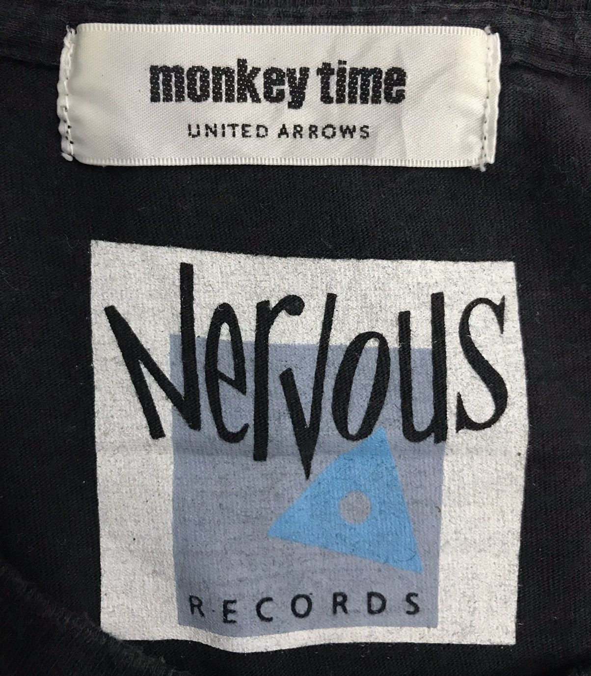 Band Tees × United Arrows × monkey time Vintage United Arrows Monkey Time Nervous Records Shirt Size US M / EU 48-50 / 2 - 6 Thumbnail