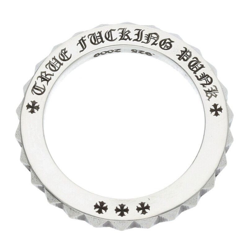 Chrome Hearts True Fucking Punk Silver Ring