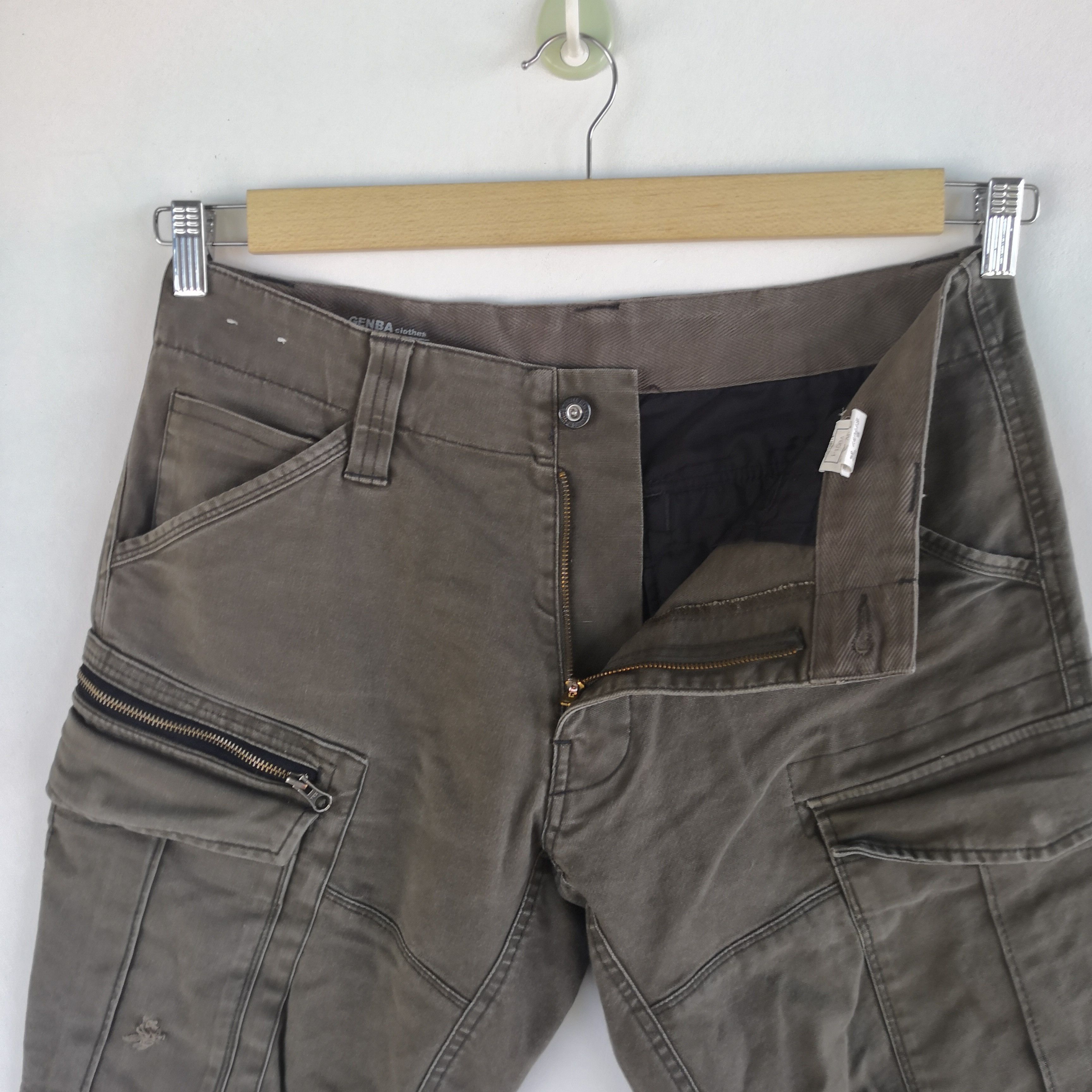 Japanese Brand Vintage Japanese Cargo Pants Multi Pocket Utility Trousers Size US 34 / EU 50 - 5 Thumbnail