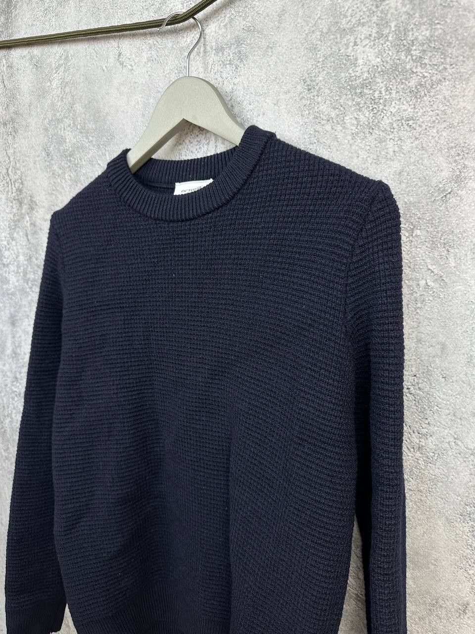 Other Octobre Editions 100% Merino Wool Waffle Knit Sweater Navy Size US XS / EU 42 / 0 - 5 Thumbnail