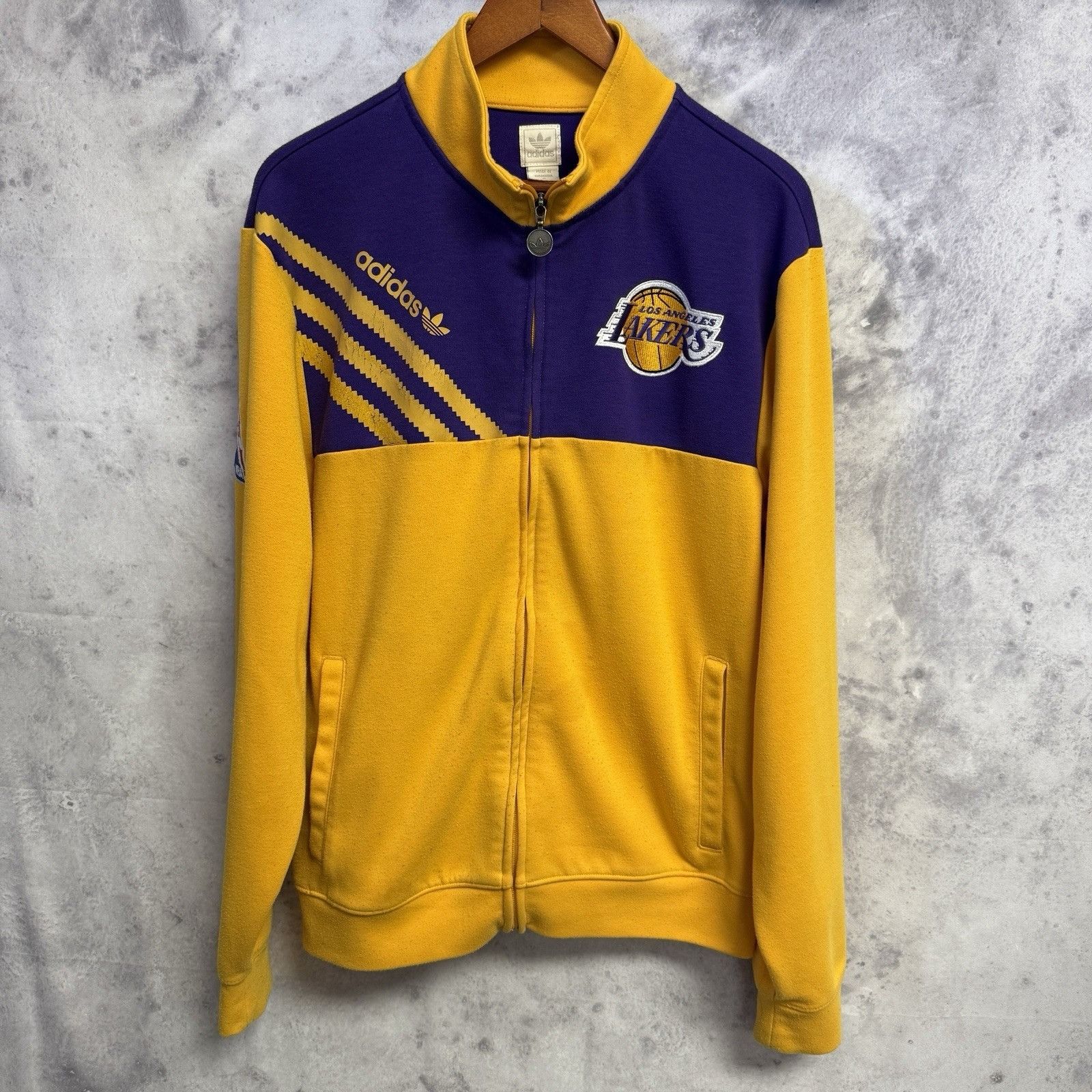 Adidas Los Angeles Lakers Jacket Anniversary Edition Size