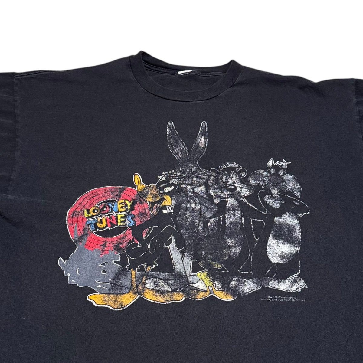 Vintage Vintage Sun Sportswear Looney tunes Faded Shirt Adult 2XL Size US XXL / EU 58 / 5 - 2 Thumbnail