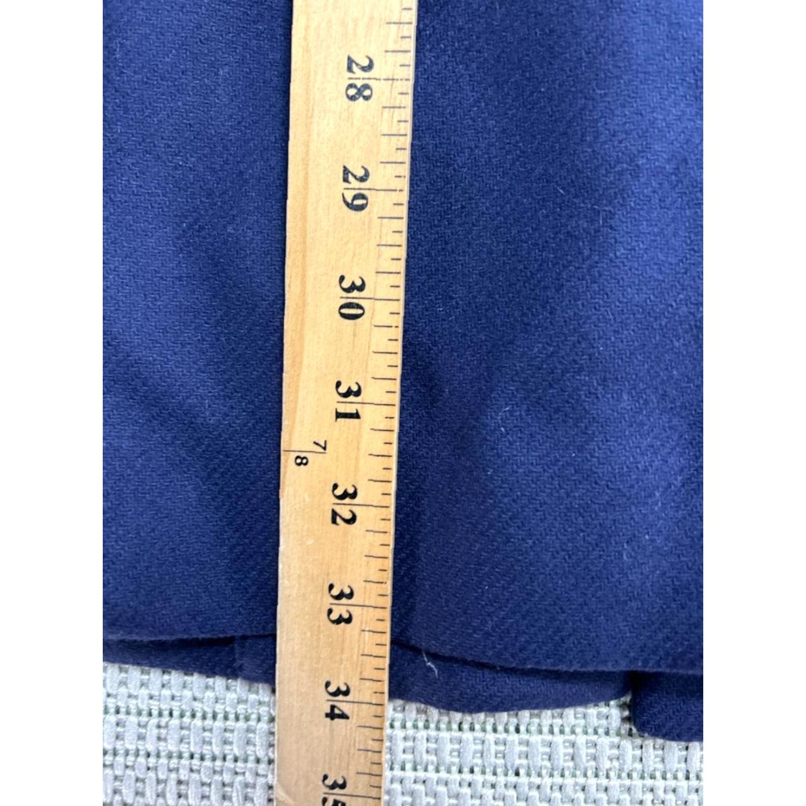 Theory Theory Belvin Overcoat Mens Small Blue Wool Blend Side Welt Pockets Funnel Neck Size US S / EU 44-46 / 1 - 7 Thumbnail