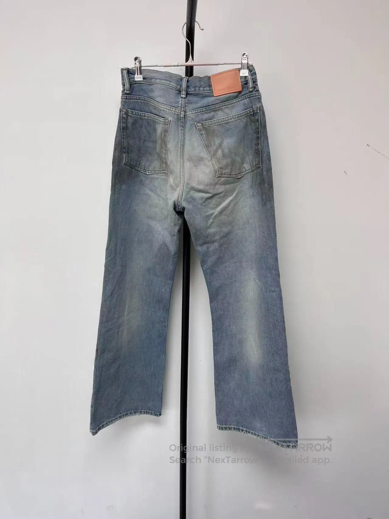Acne Studios Acne Distressed Dirty Dye Wide-Leg Jeans. Size US 30 / EU 46 - 2 Thumbnail